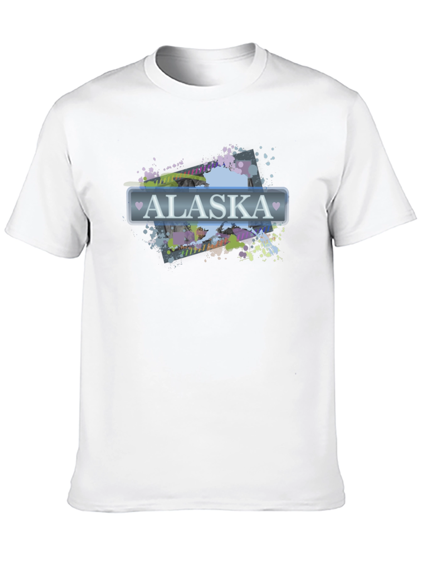 Alaska Graphic Print Crew Neck T-Shirt