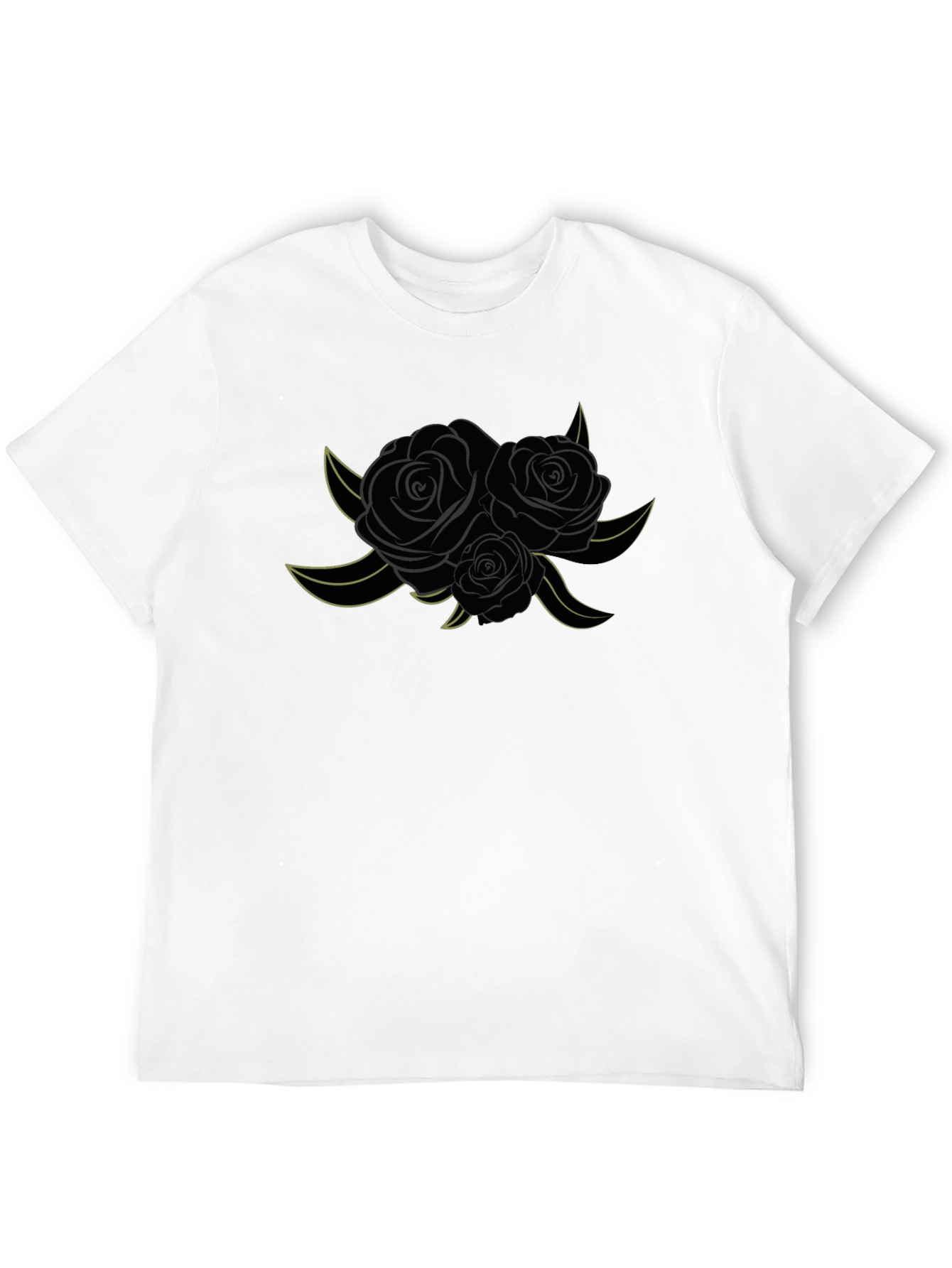 Black Roses Graphic Tee - Stylish & Trendy
