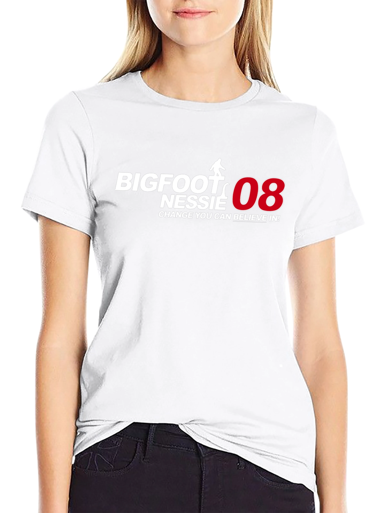 Bigfoot Nessie 08 T-Shirt: Change You Can Believe In!