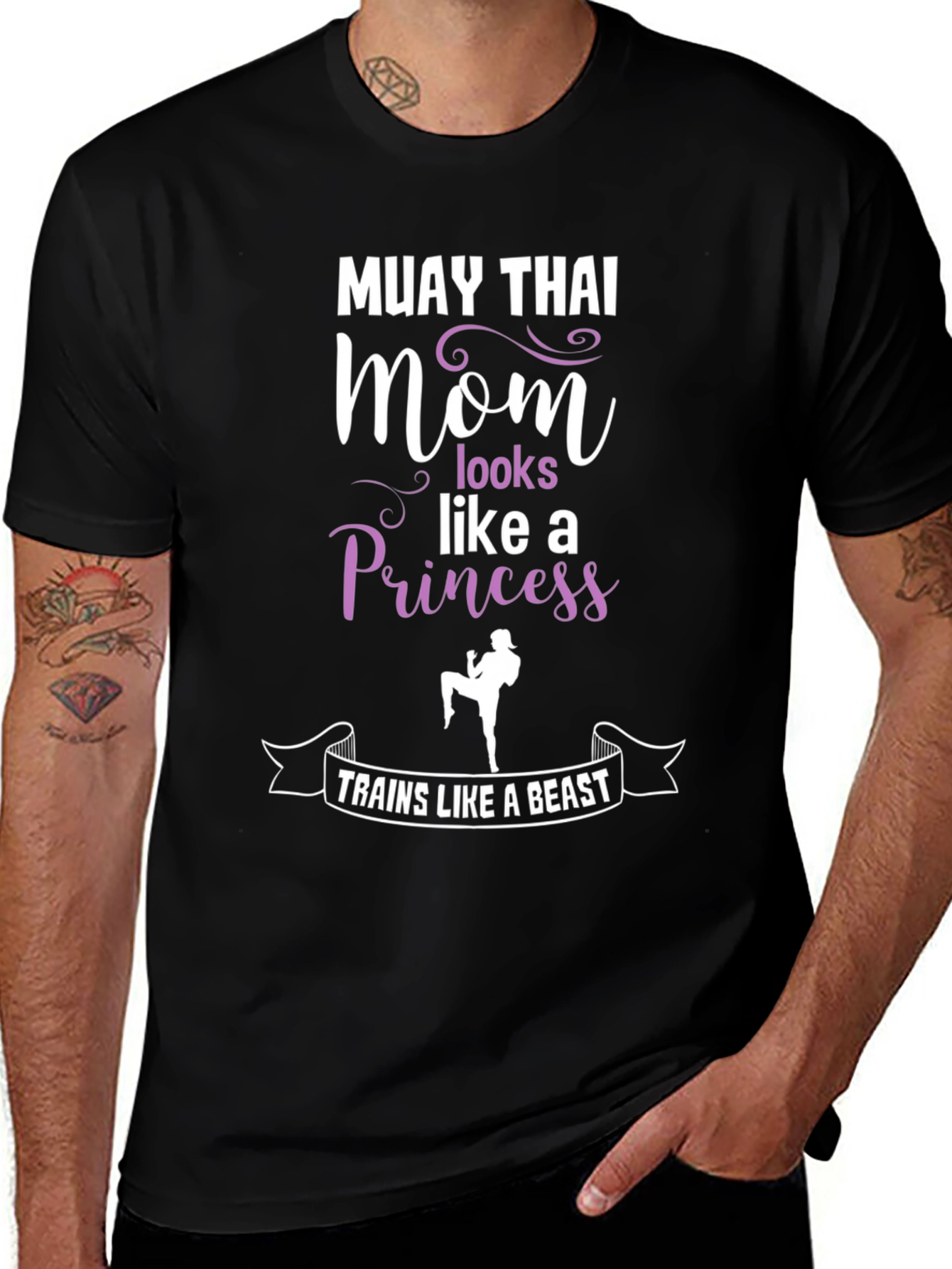 Muay Thai Mom T-Shirt: Princess & Beast
