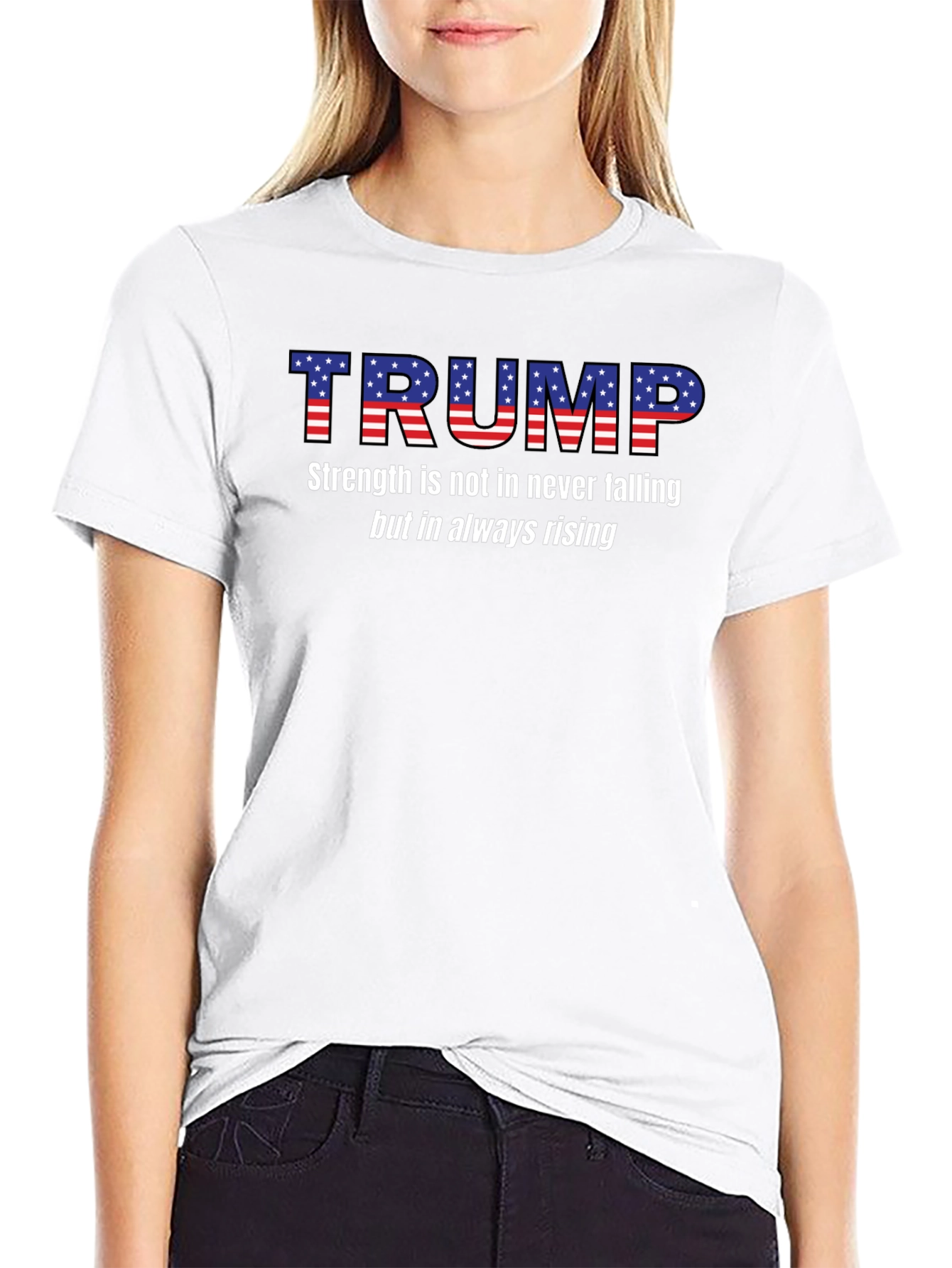 Trump Flag T-Shirt: Strength in Rising