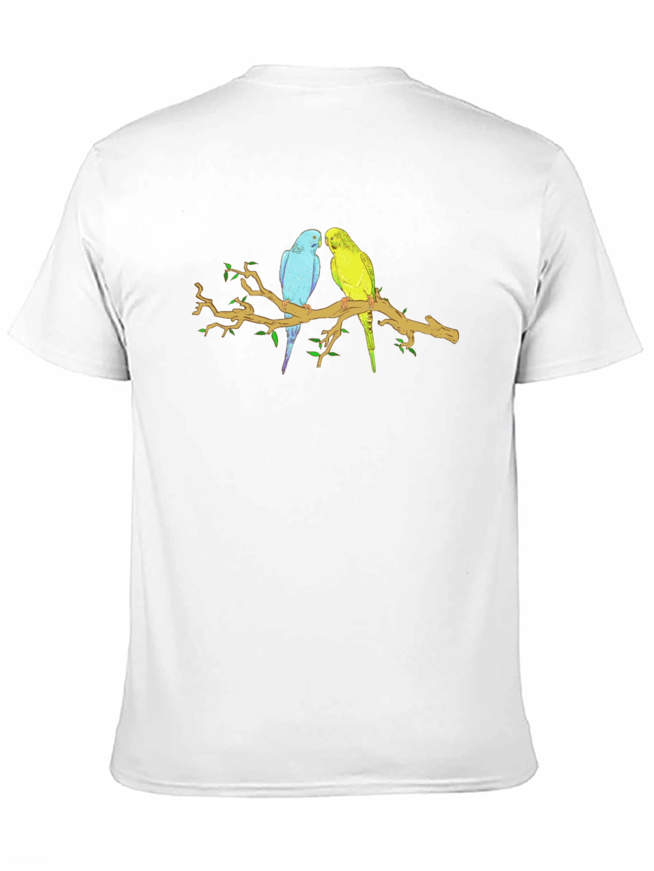 Parakeet Branch Graphic T-Shirt
