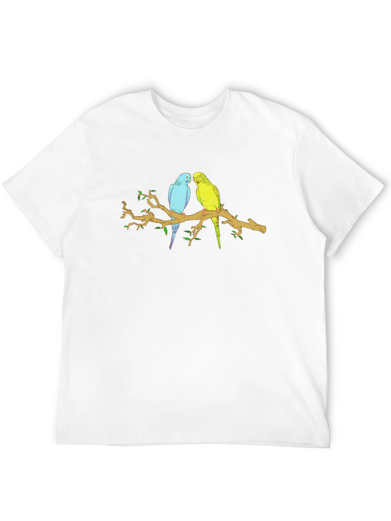 Parakeet Branch Graphic T-Shirt