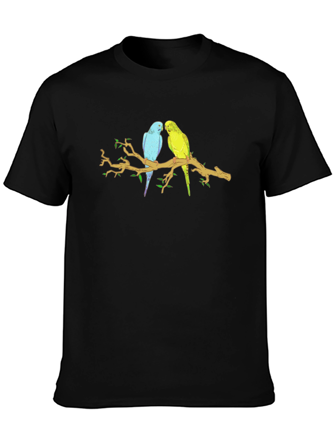 Parakeet Branch Graphic T-Shirt
