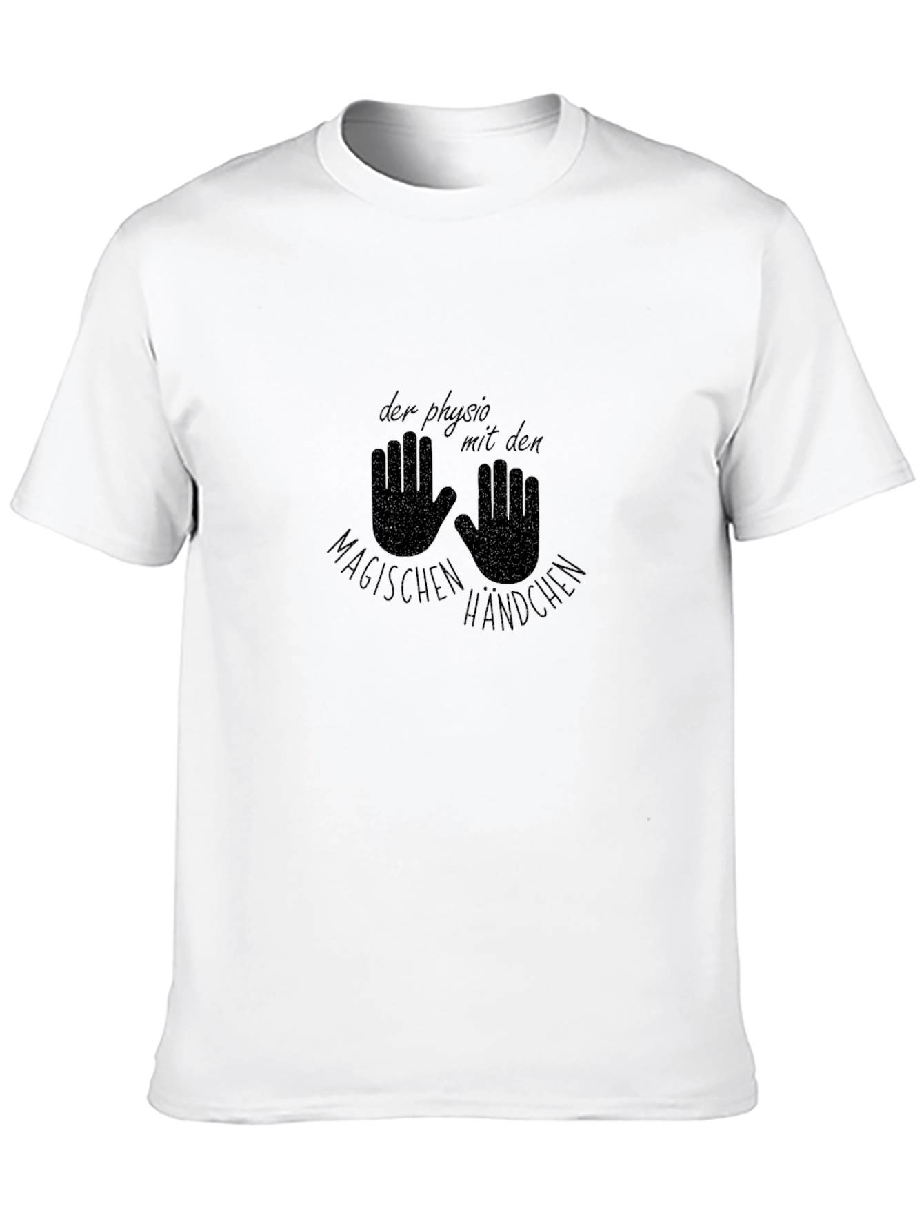 Physio Magic Hands Black Graphic Tee
