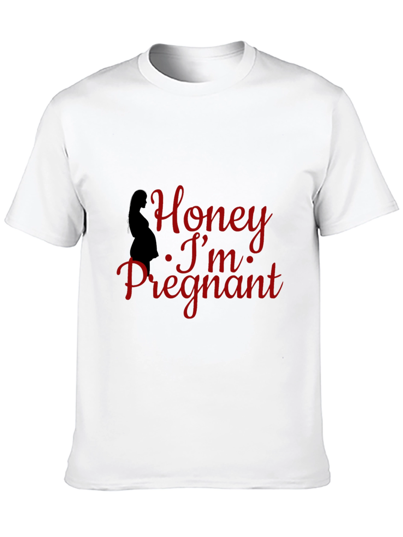 Honey Im Pregnant T-Shirt Pregnancy Reveal Tee