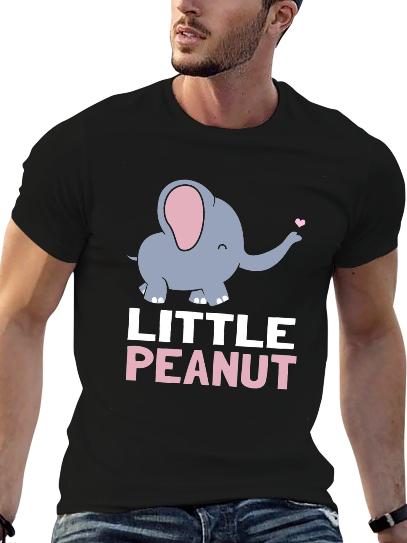 Little Peanut Elephant Graphic Tee - Cute & Comfy