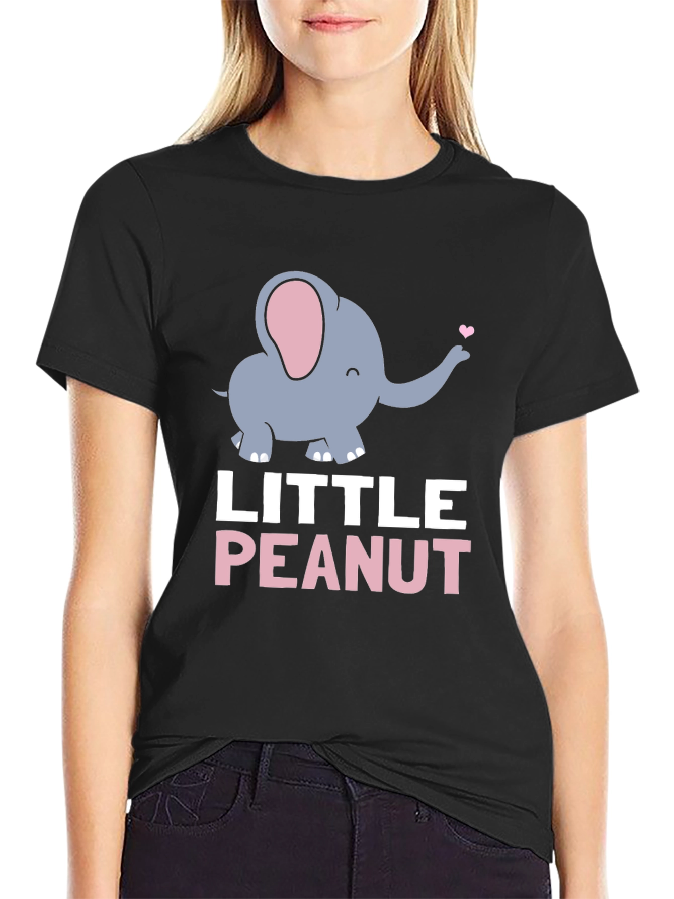 Little Peanut Elephant Graphic Tee - Cute & Comfy