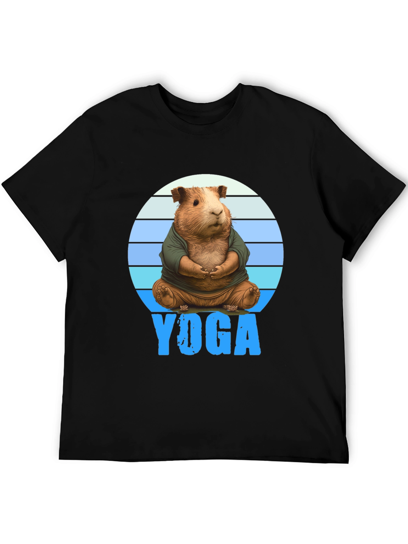 Yoga Guinea Pig Graphic T-Shirt