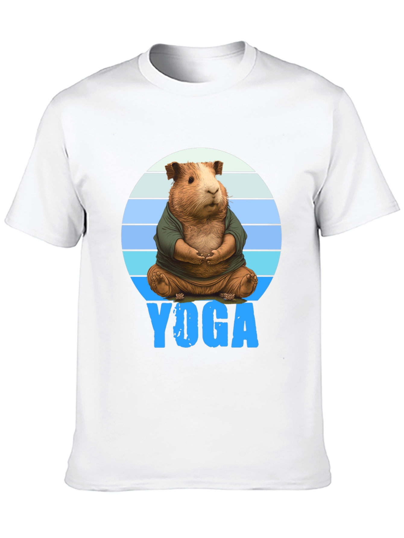 Yoga Guinea Pig Graphic T-Shirt