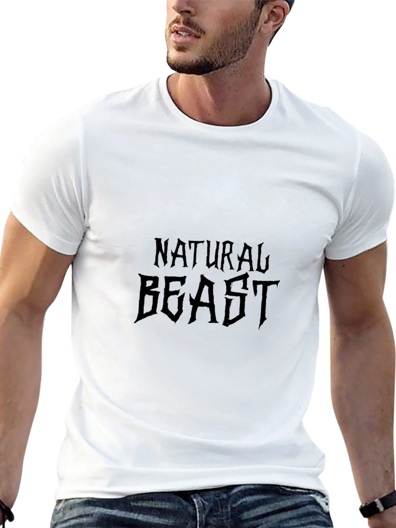 Natural Beast Graphic Print Tee