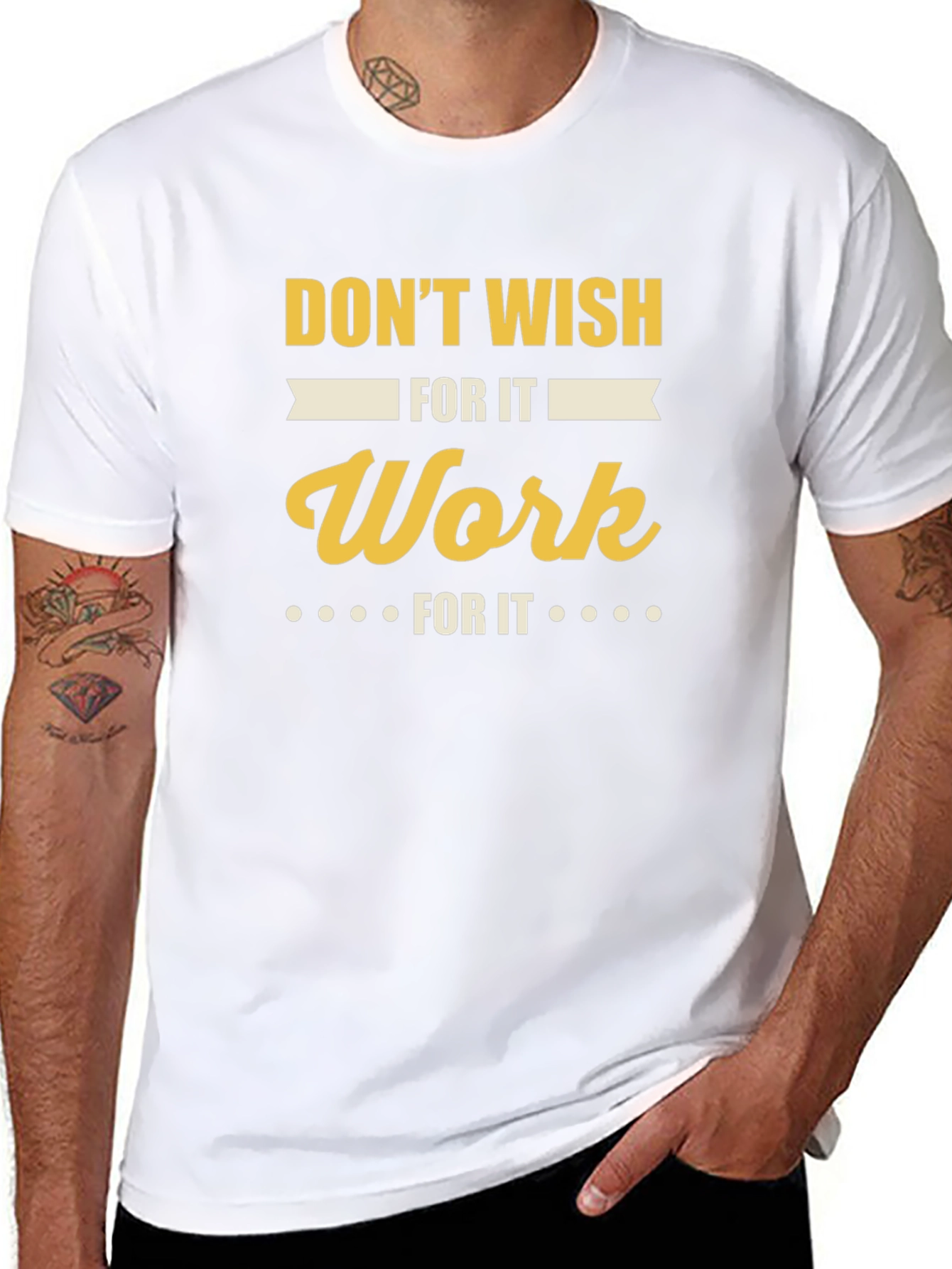 Motivational Work For It Graphic T-Shirt