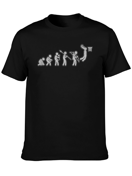 Evolution of Basketball Black T-Shirt