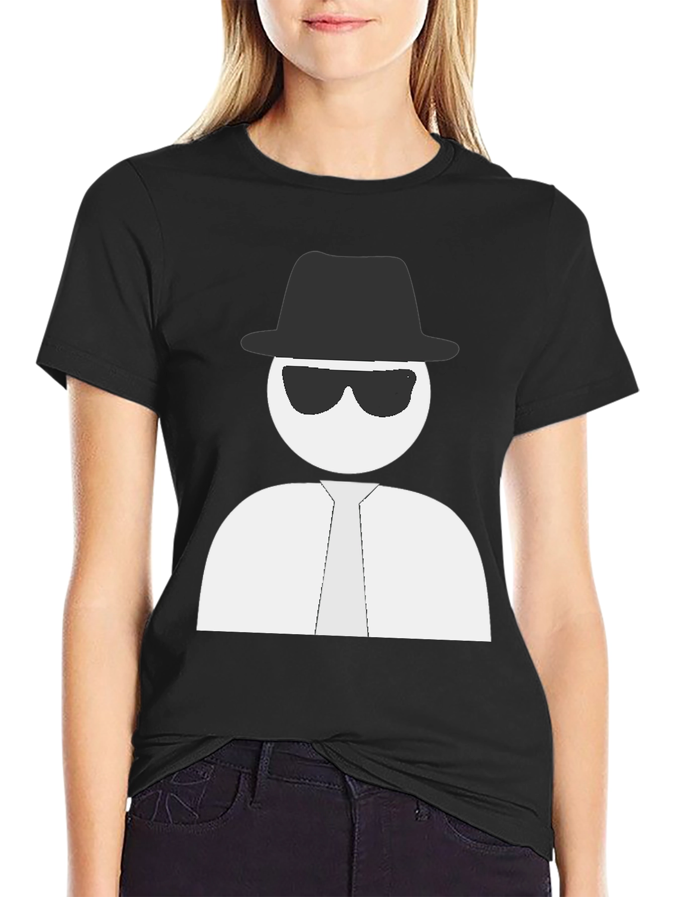 Mystery Man Graphic Tee - Cool & Quirky Design