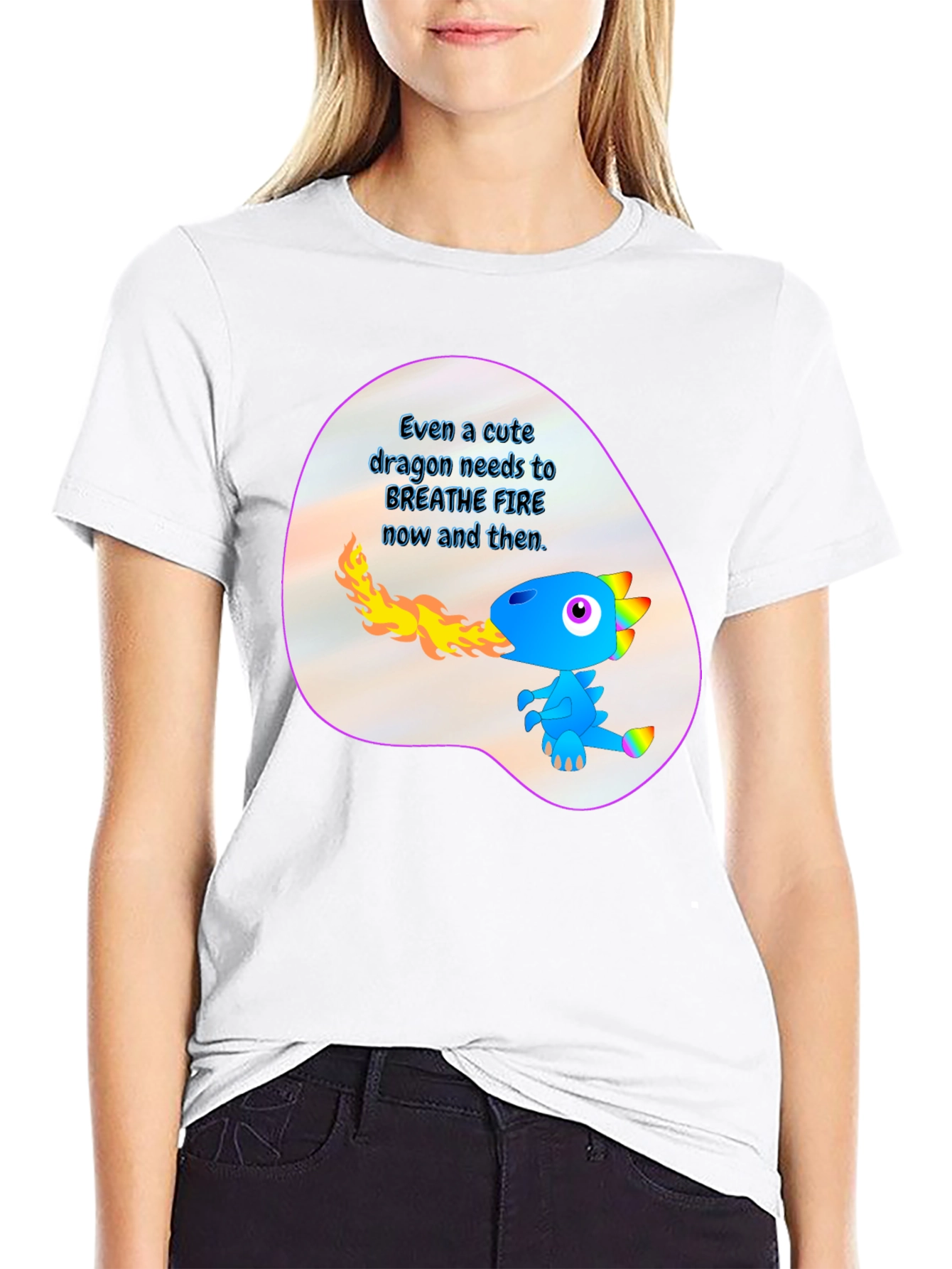 Cute Dragon Fire T-Shirt