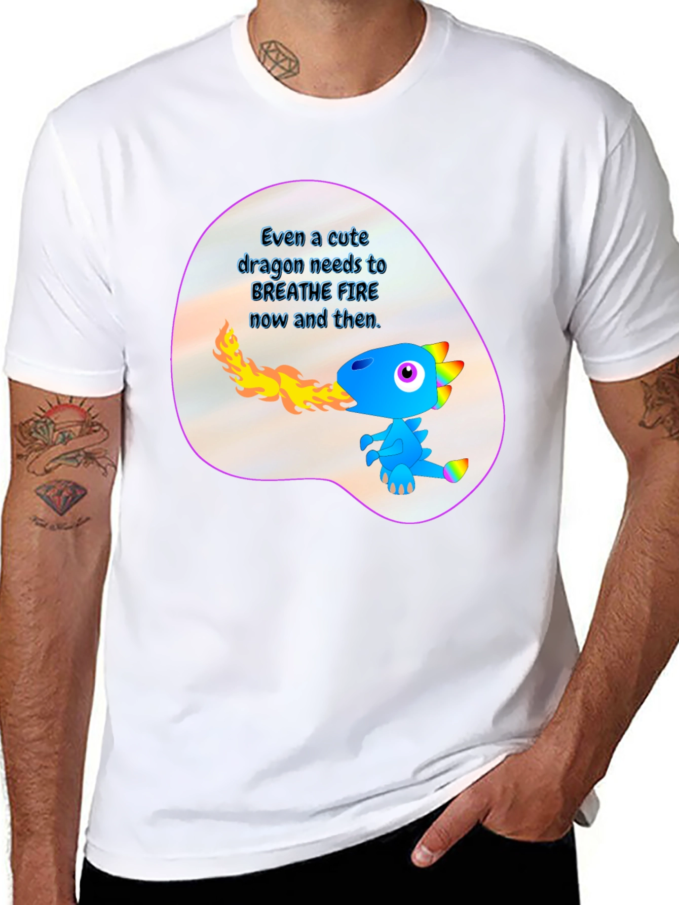 Cute Dragon Fire T-Shirt