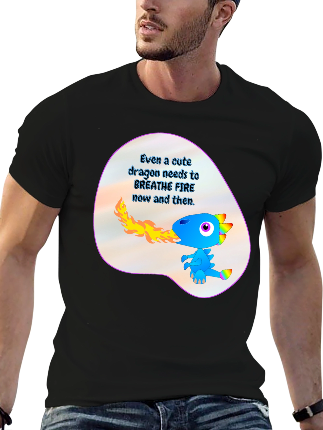 Cute Dragon Fire T-Shirt