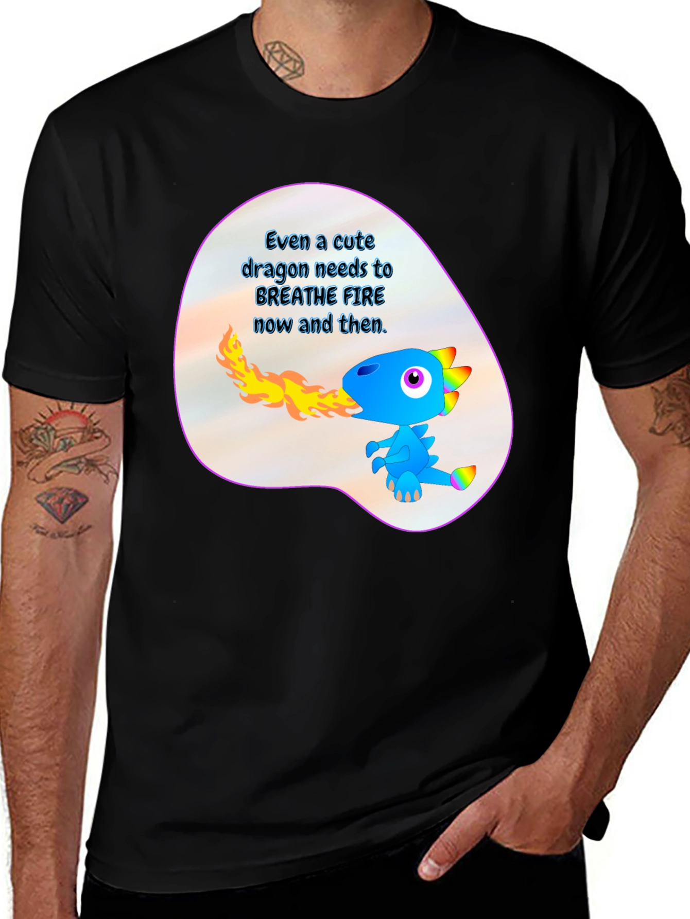 Cute Dragon Fire T-Shirt