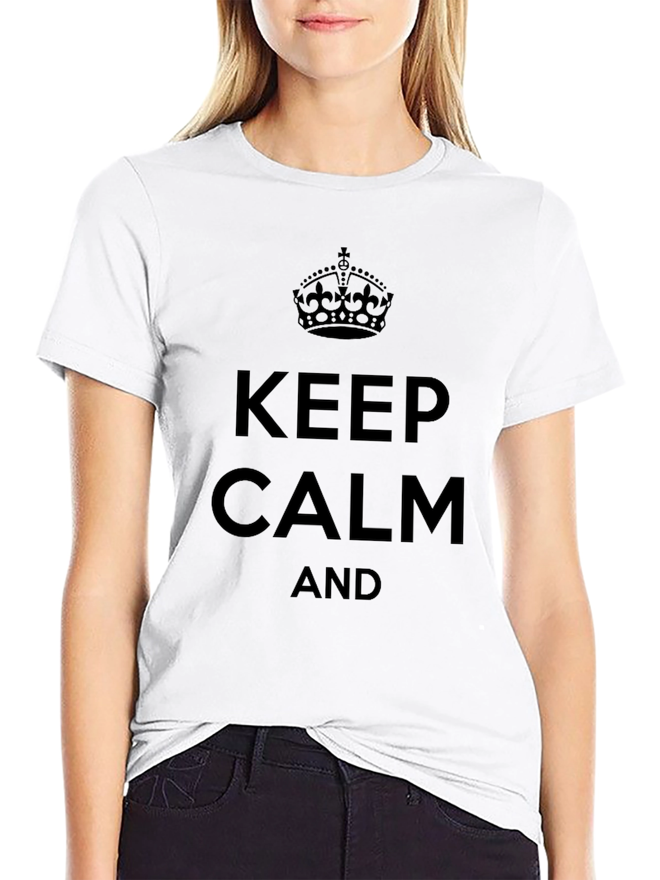 Keep Calm Graphic Tee - Classic Comfort