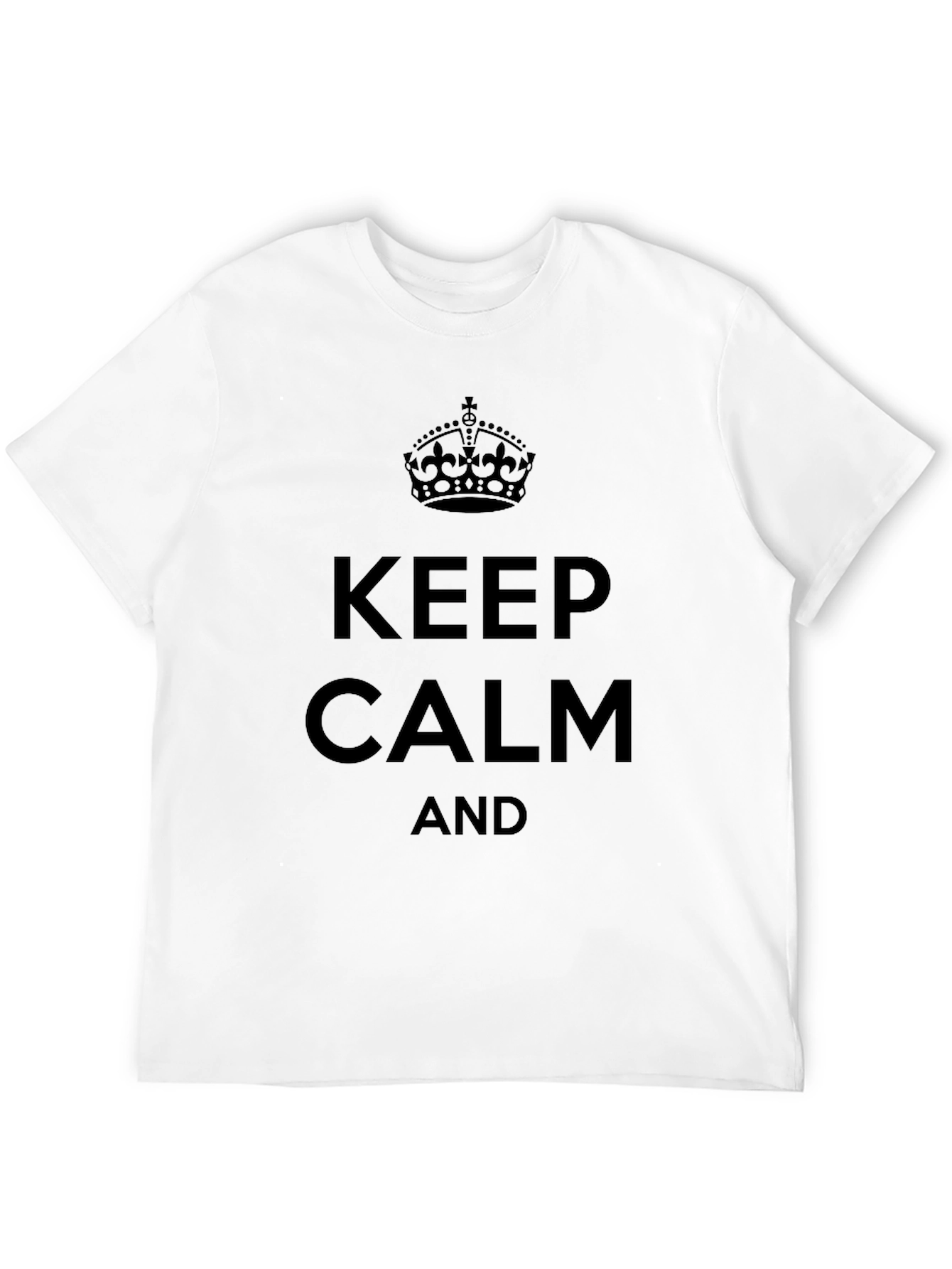 Keep Calm Graphic Tee - Classic Comfort