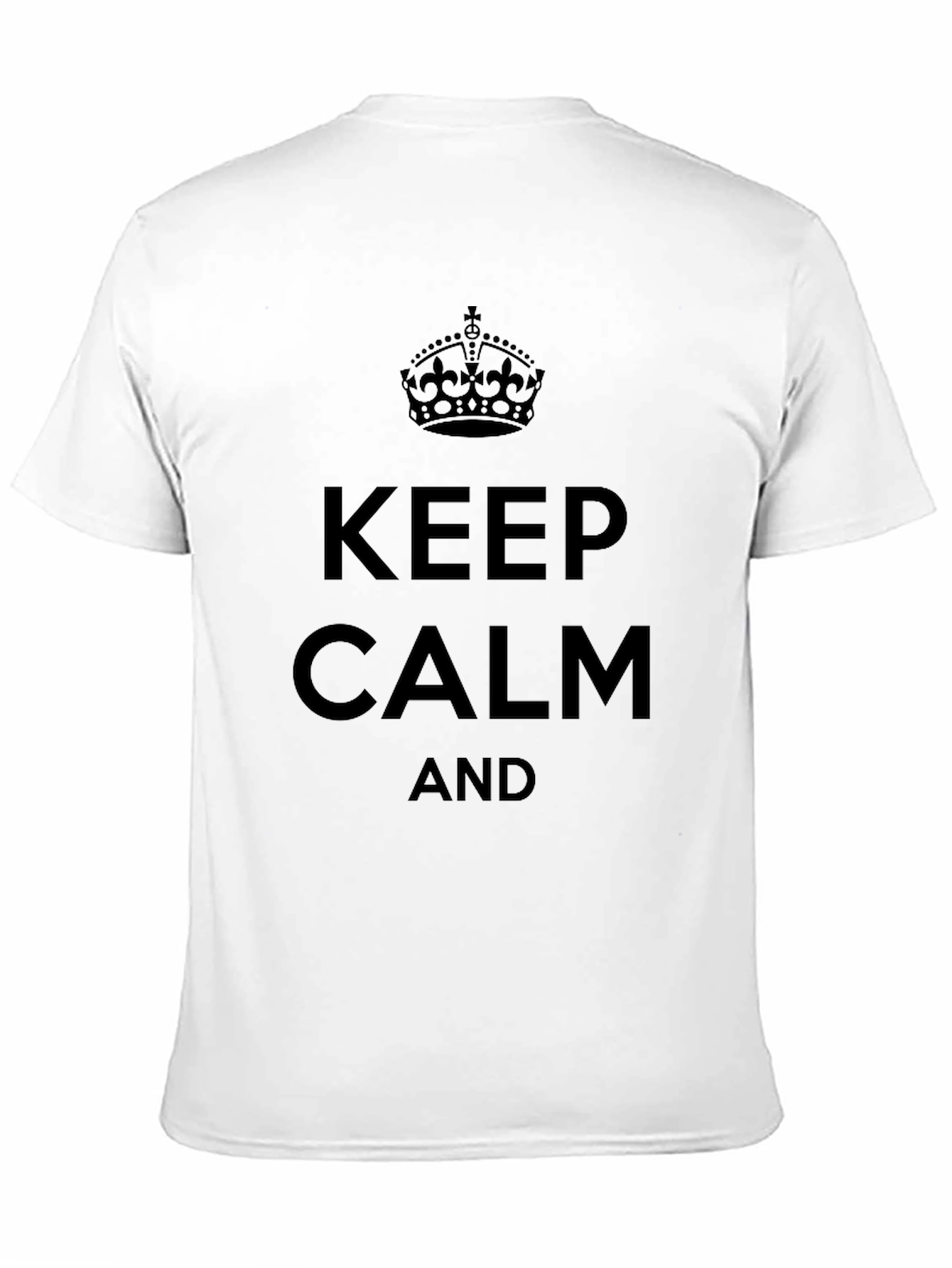 Keep Calm Graphic Tee - Classic Comfort