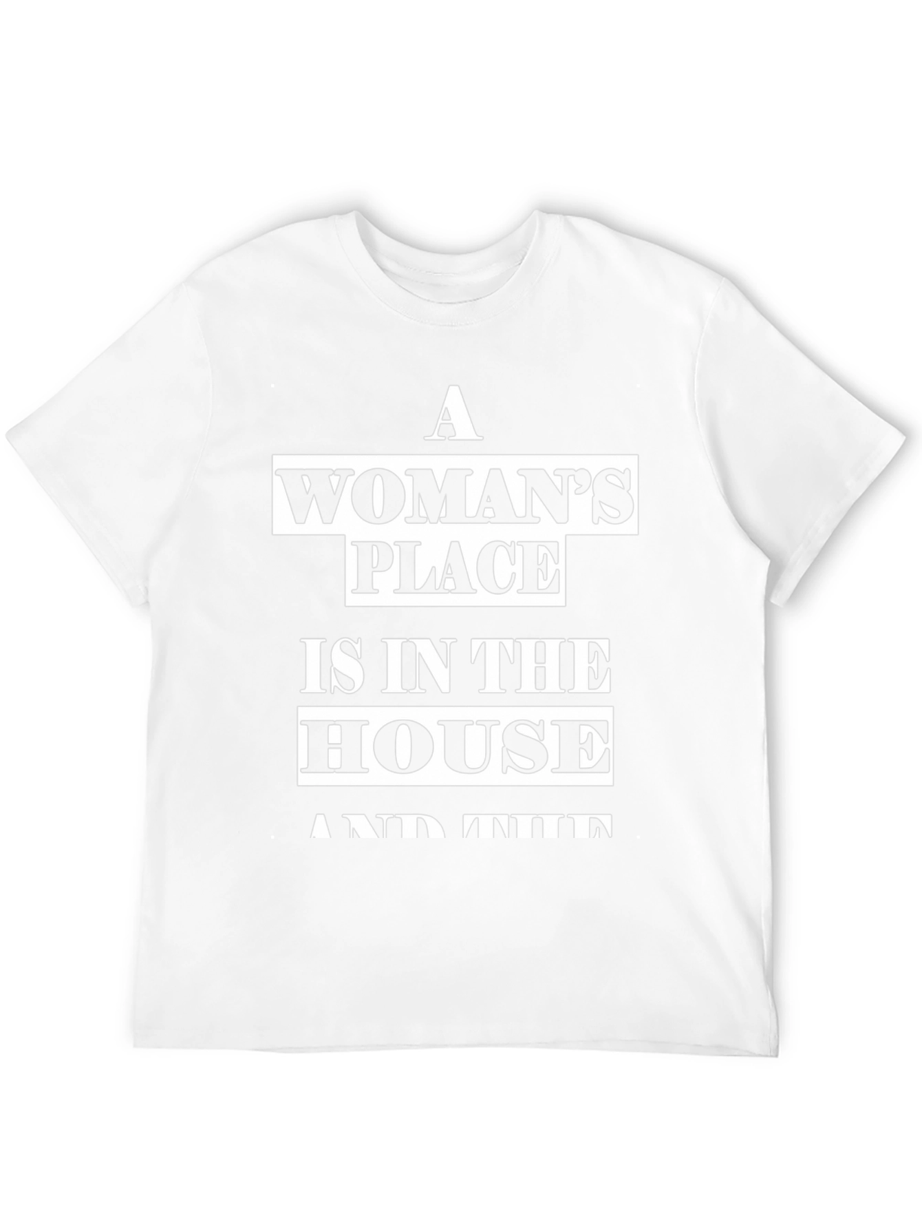 Empowered Womens Slogan Tee: House & Senate
