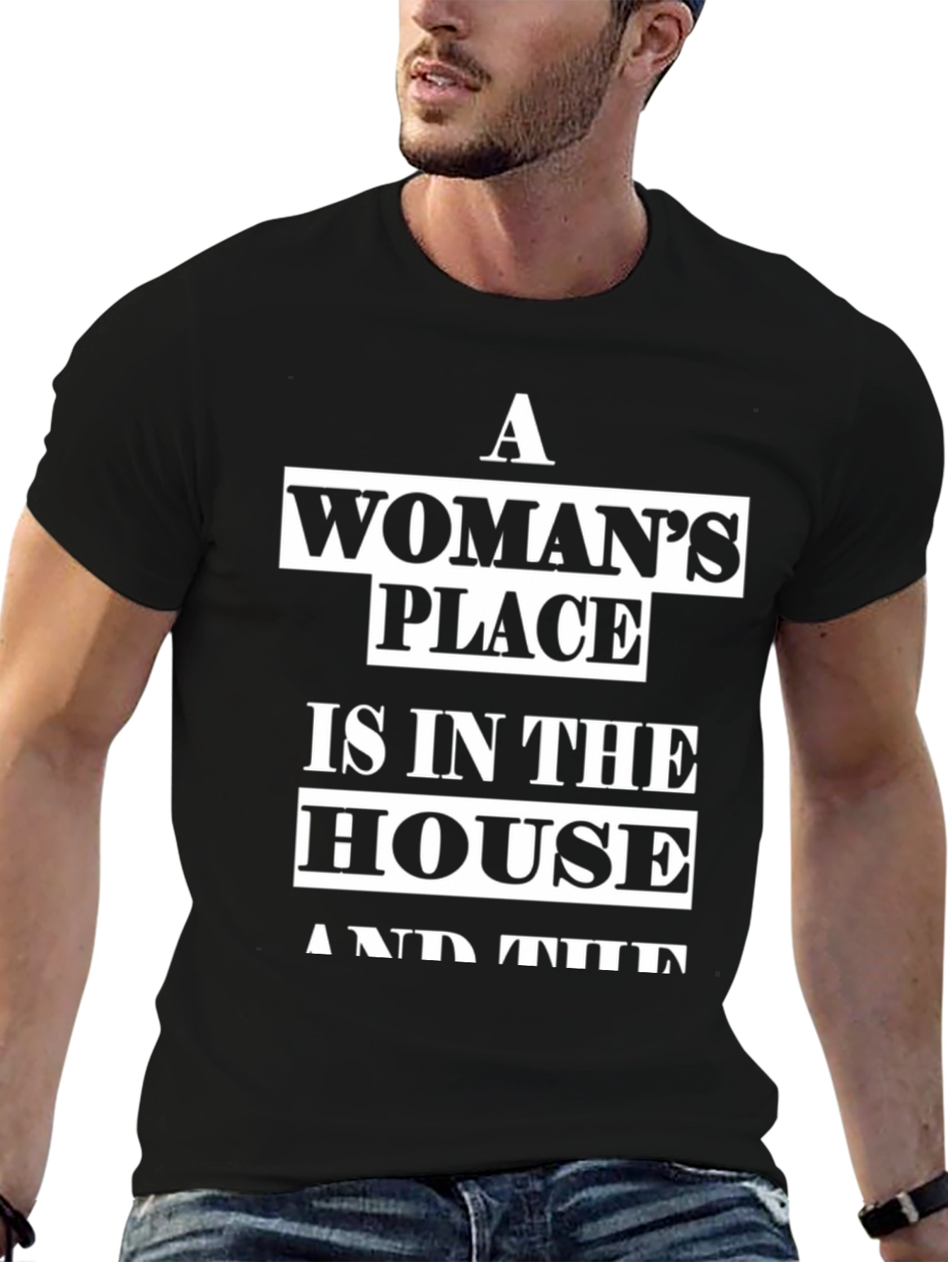 Empowered Womens Slogan Tee: House & Senate