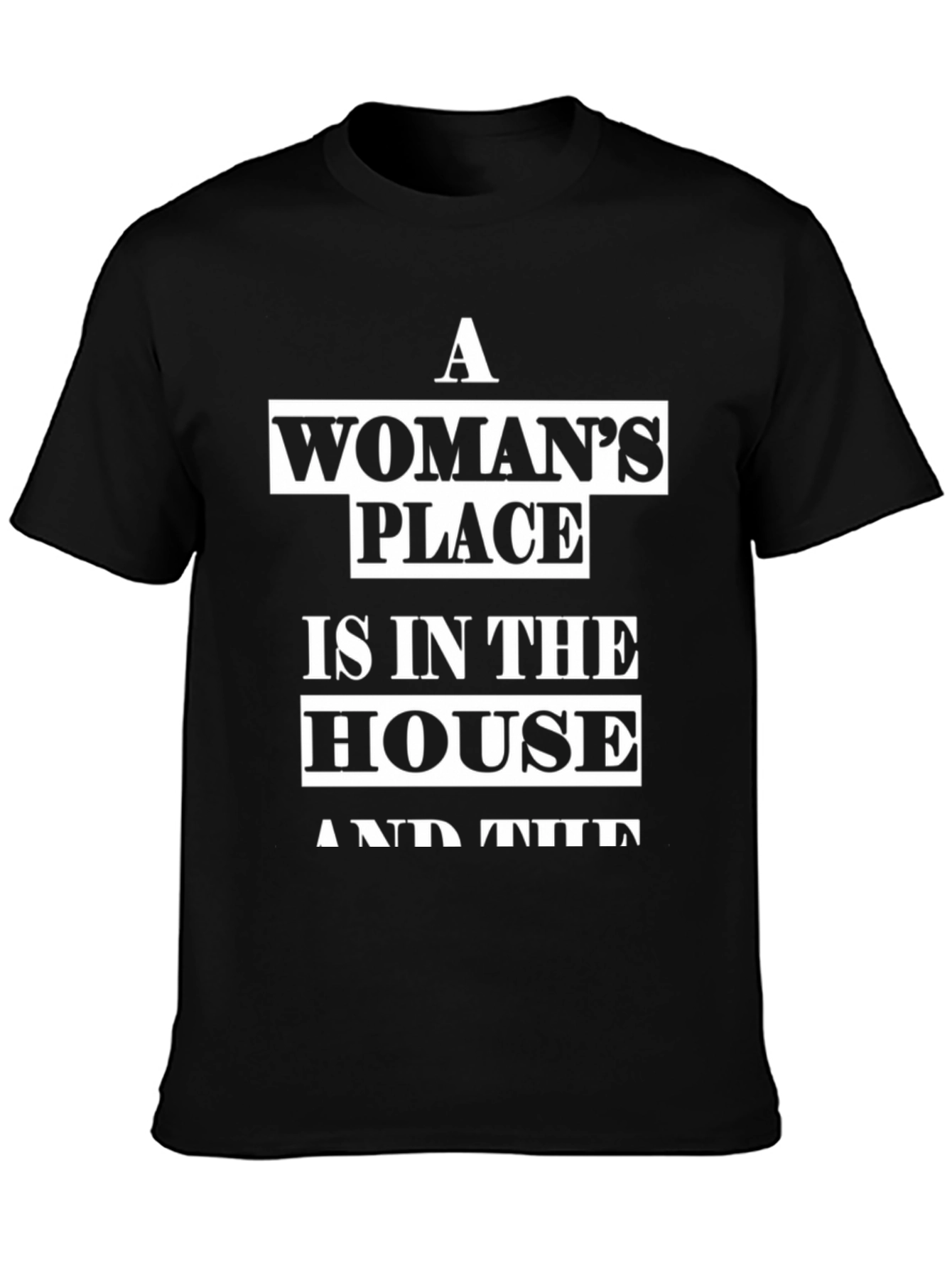 Empowered Womens Slogan Tee: House & Senate