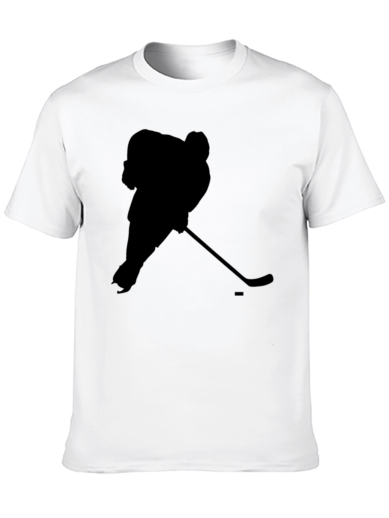 Hockey Silhouette Tee - Black