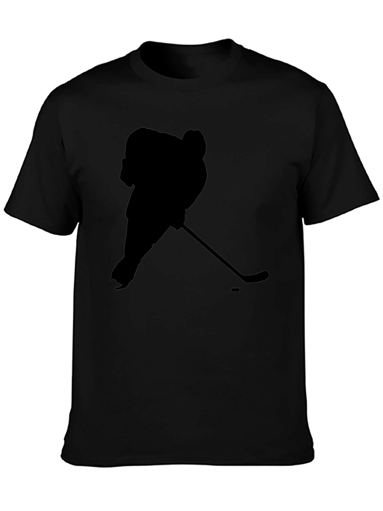 Hockey Silhouette Tee - Black