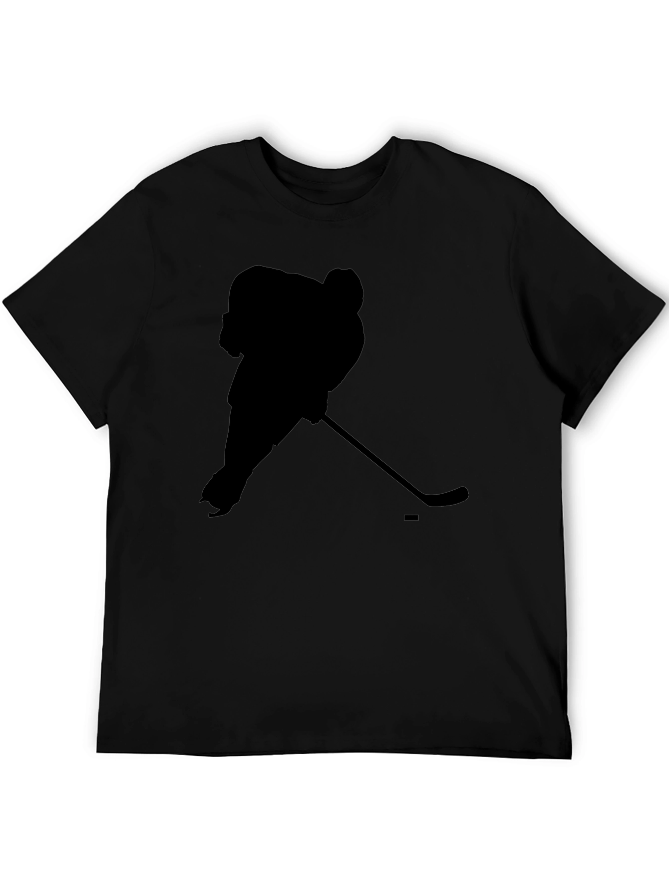 Hockey Silhouette Tee - Black