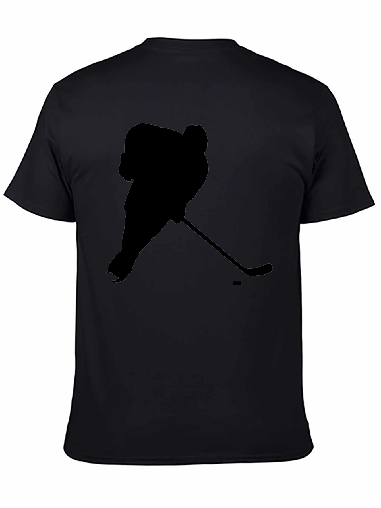 Hockey Silhouette Tee - Black