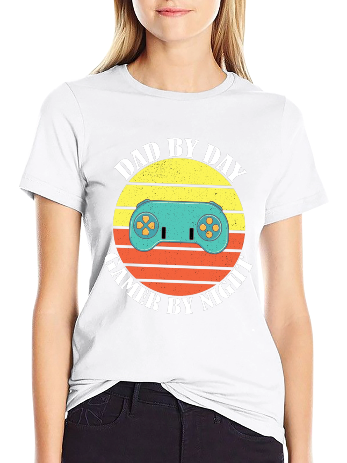 Dad by Day Gamer by Night Graphic Tee
