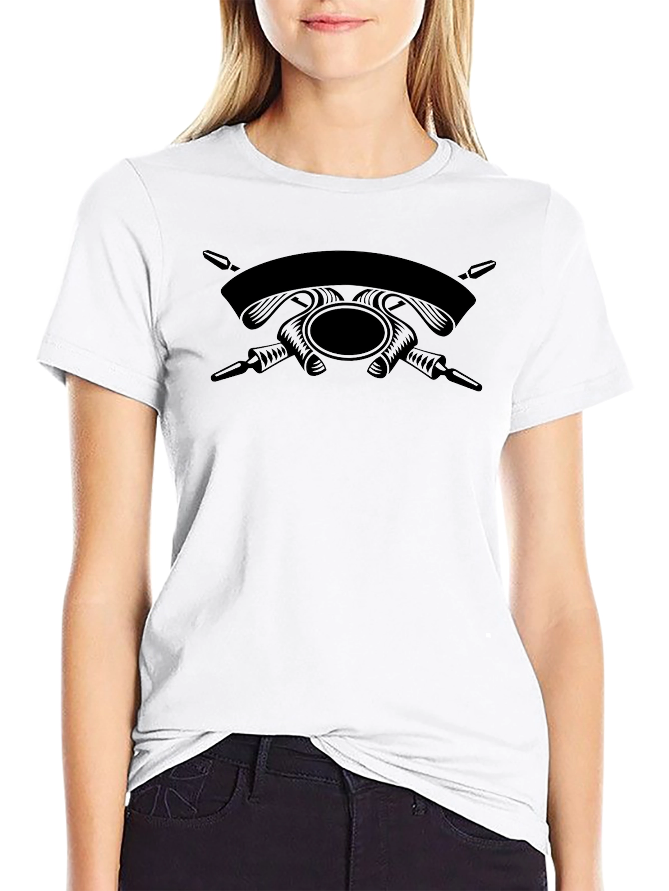 Emblem Graphic Tee - Classic Black T-Shirt