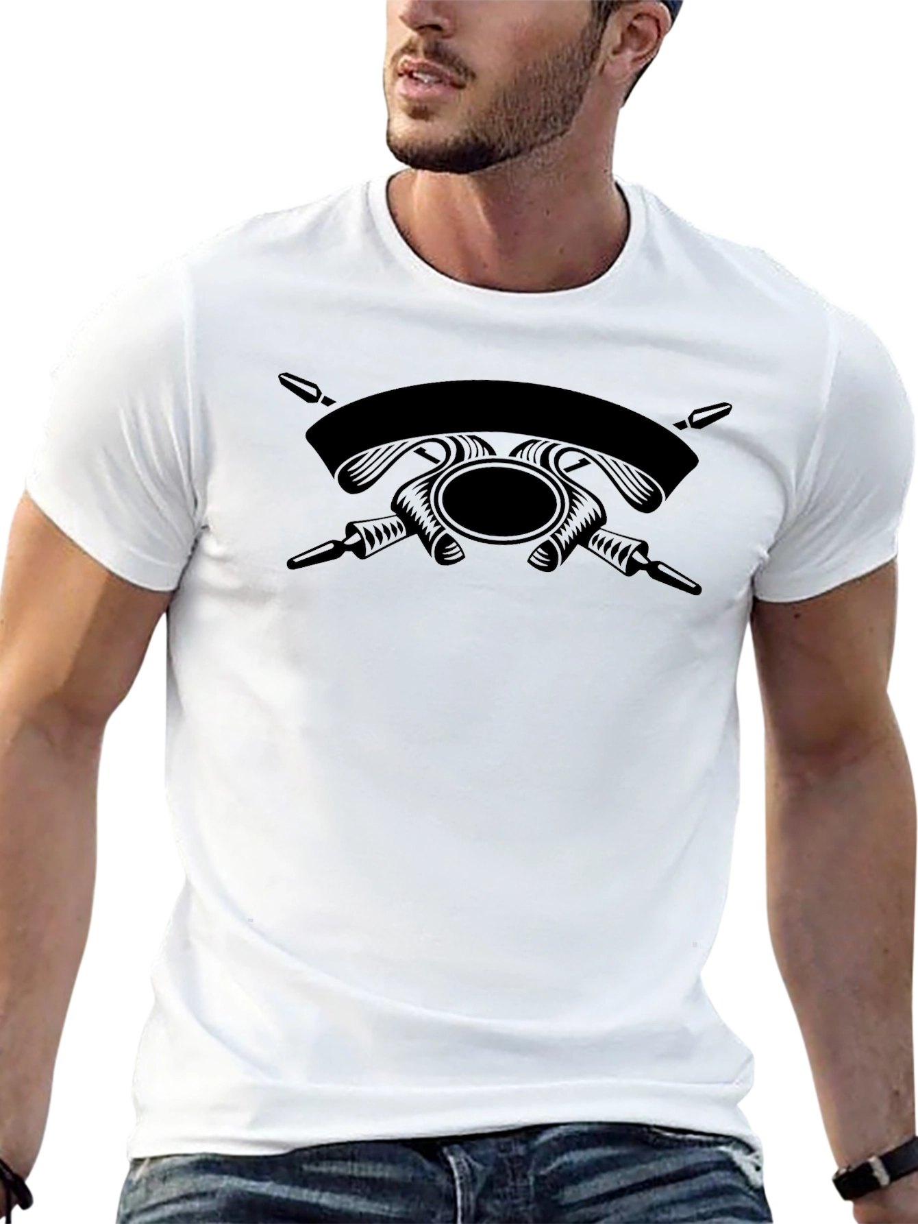 Emblem Graphic Tee - Classic Black T-Shirt