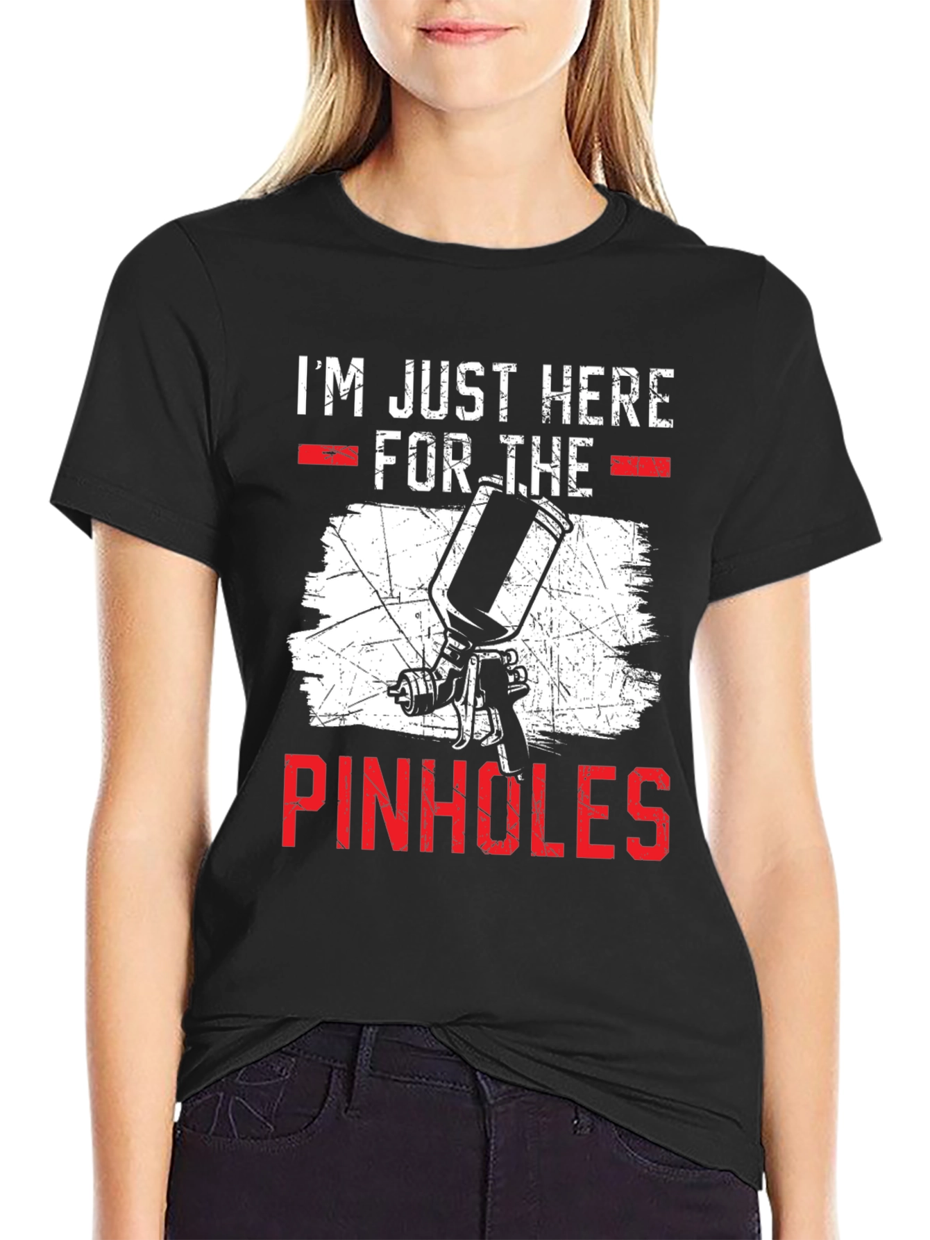 Im Just Here for the Pinholes T-Shirt