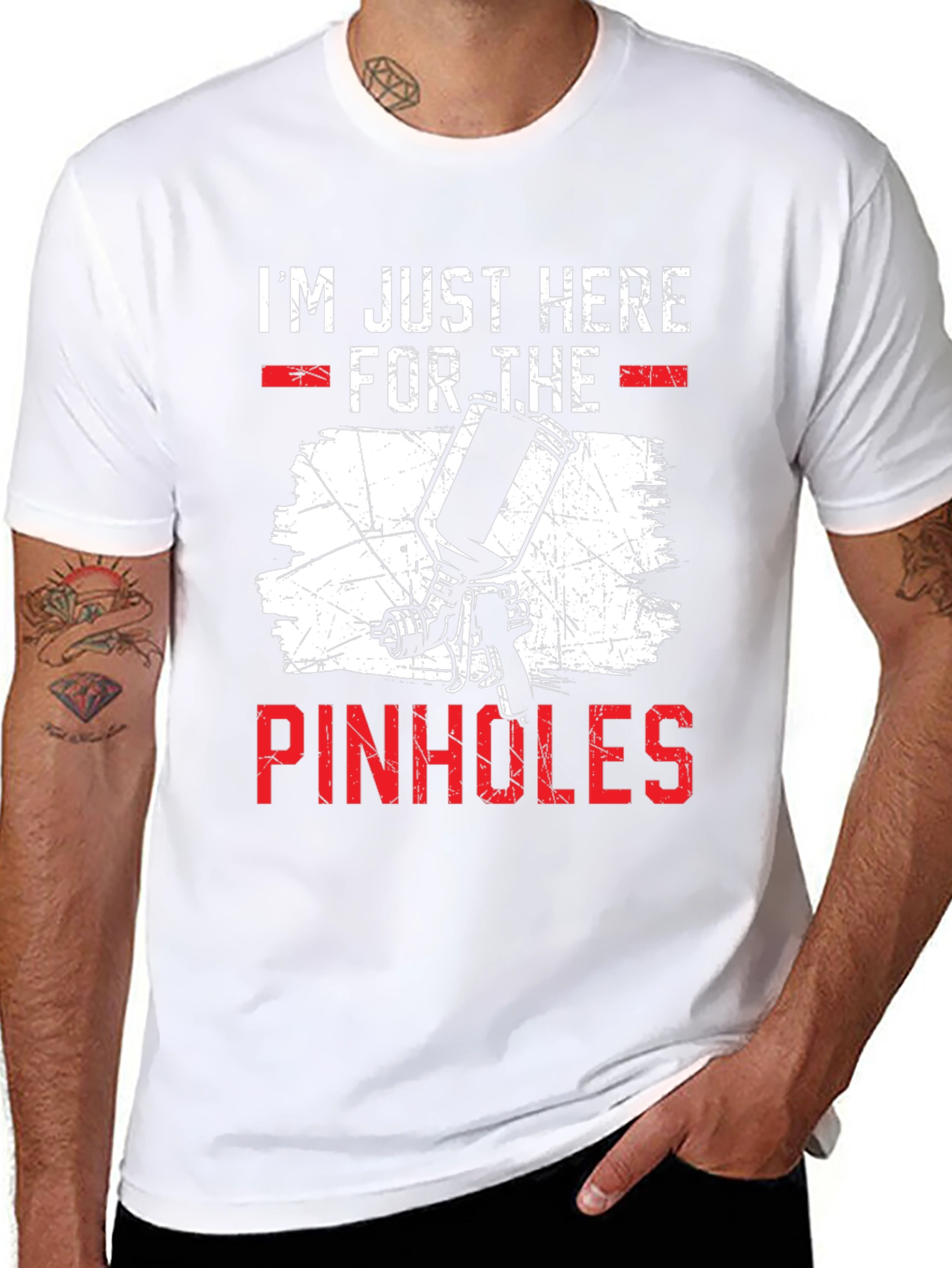 Im Just Here for the Pinholes T-Shirt