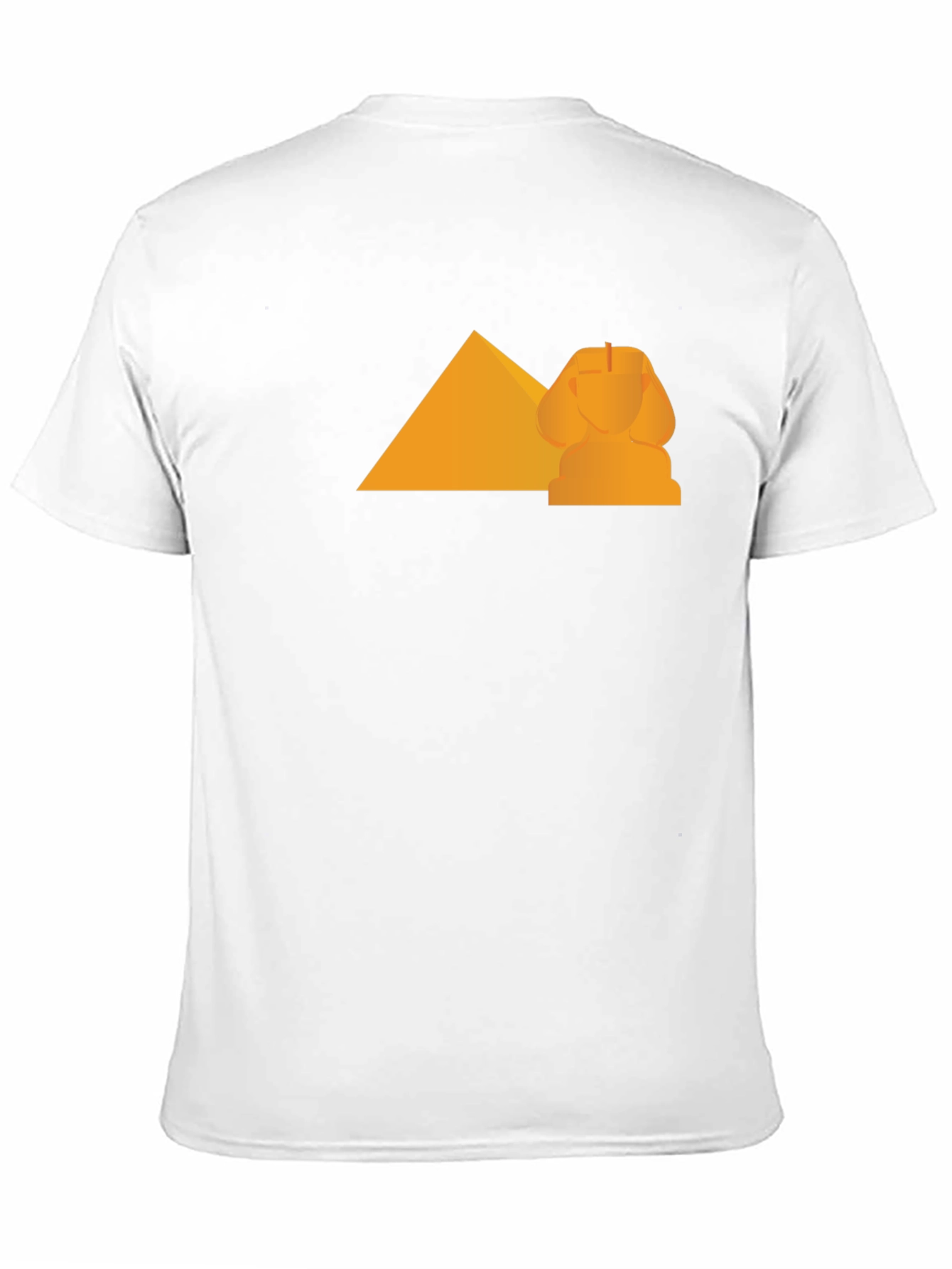 Egyptian Pyramid Sphinx Graphic Tee - Black