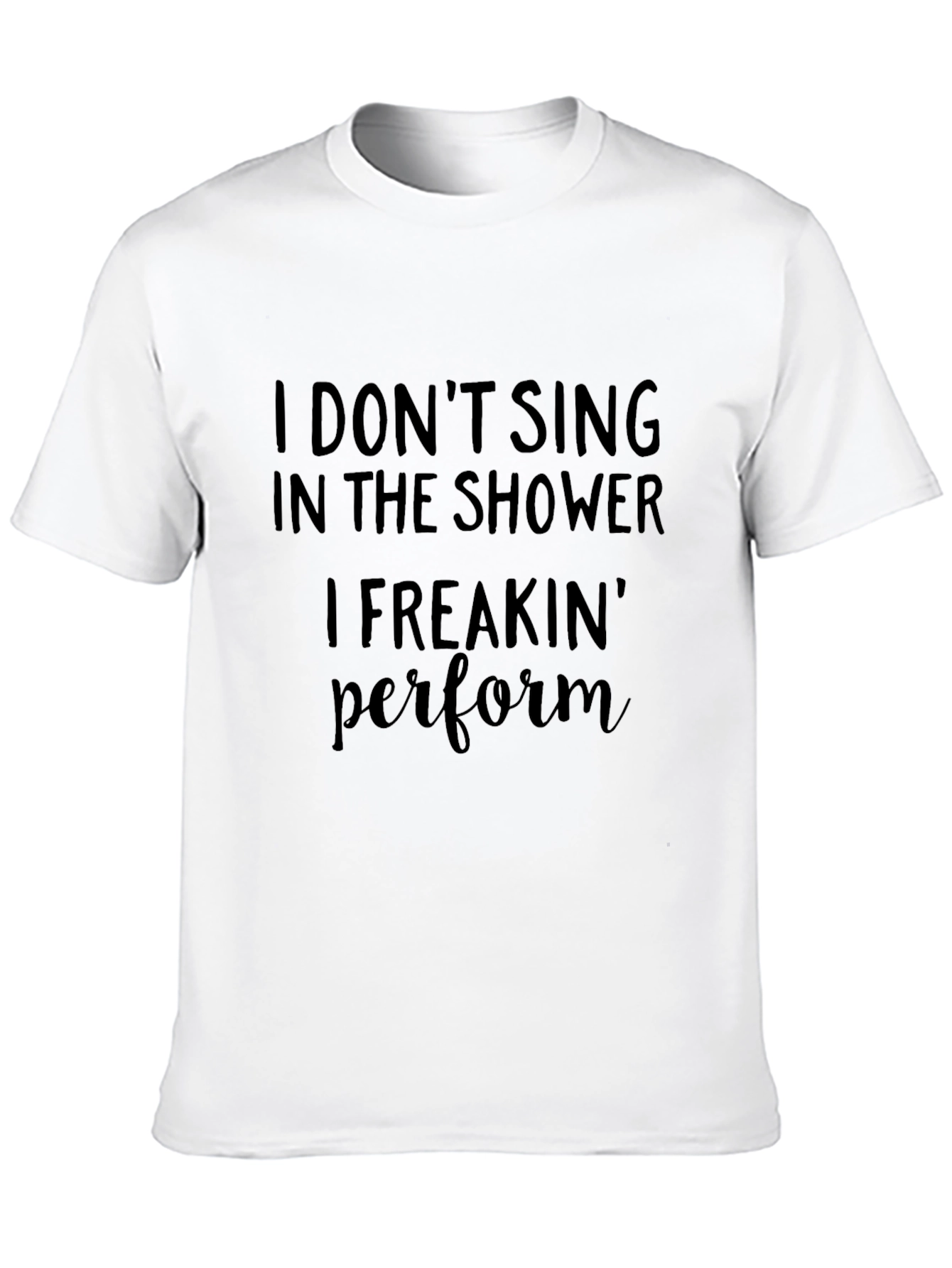 Funny I Perform Black T-Shirt