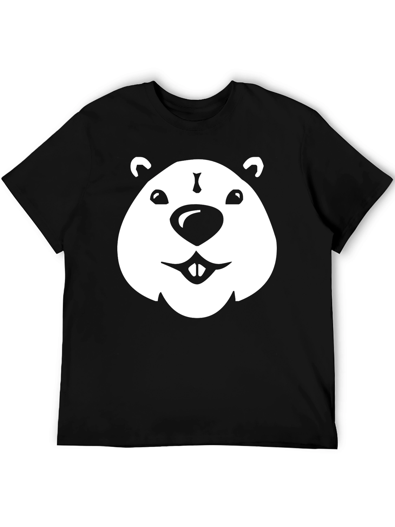 Funny Beaver Graphic T-Shirt - Casual Tee
