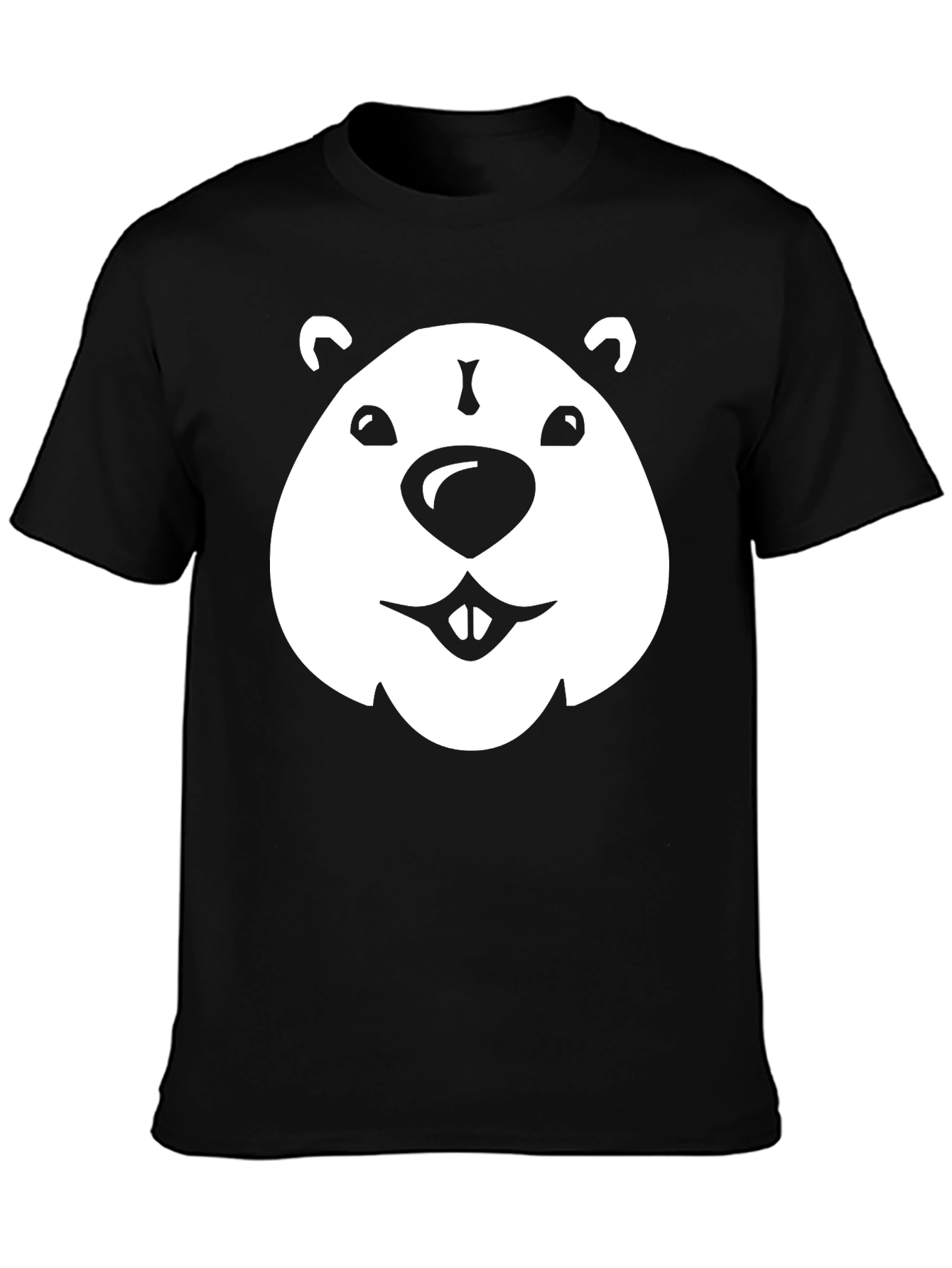 Funny Beaver Graphic T-Shirt - Casual Tee