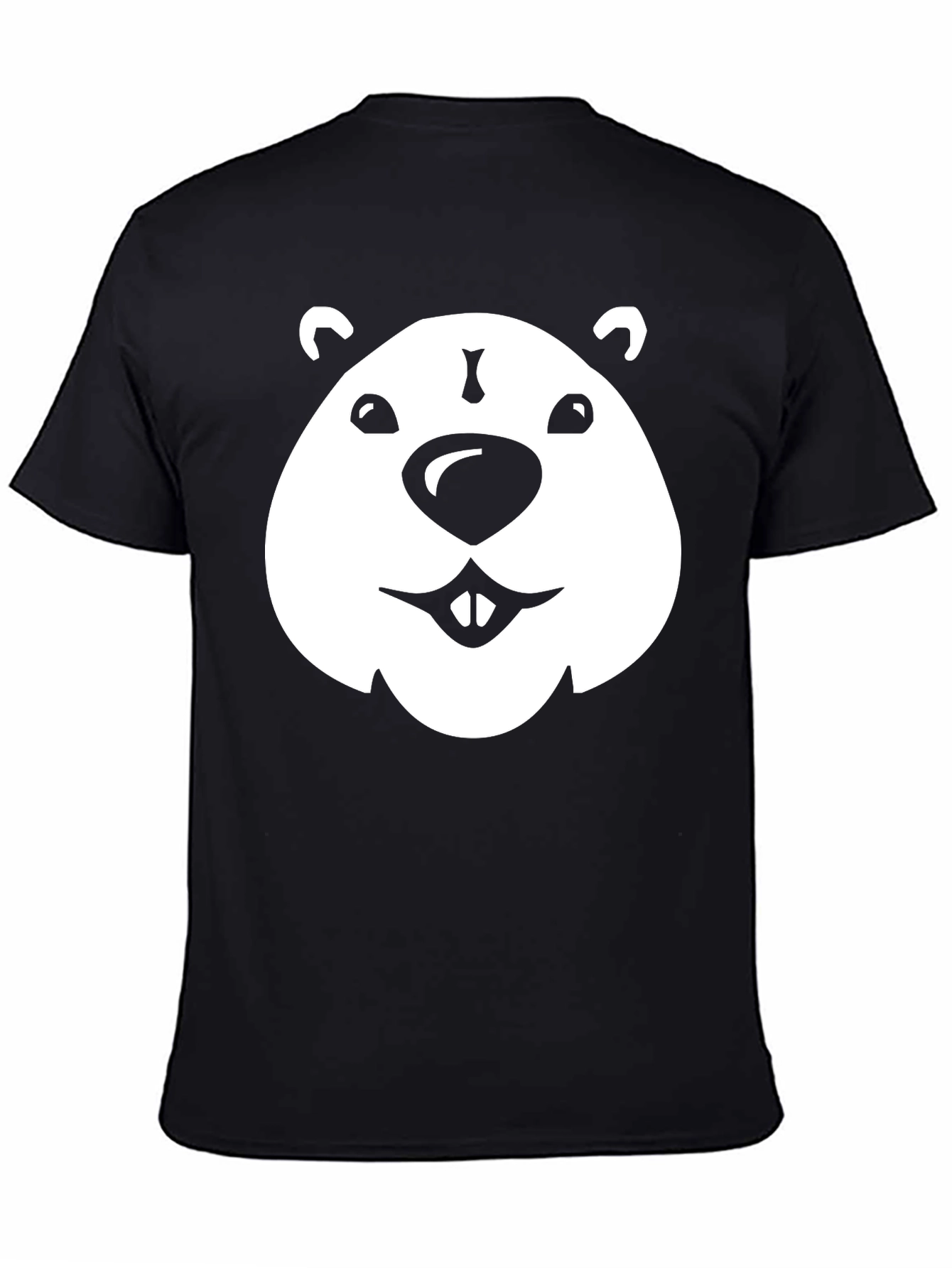 Funny Beaver Graphic T-Shirt - Casual Tee