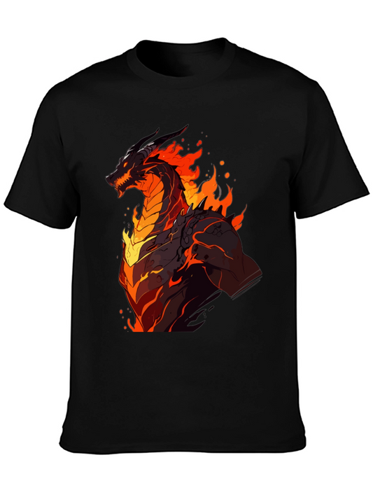 Fiery Dragon Graphic Tee - Unleash the Beast!
