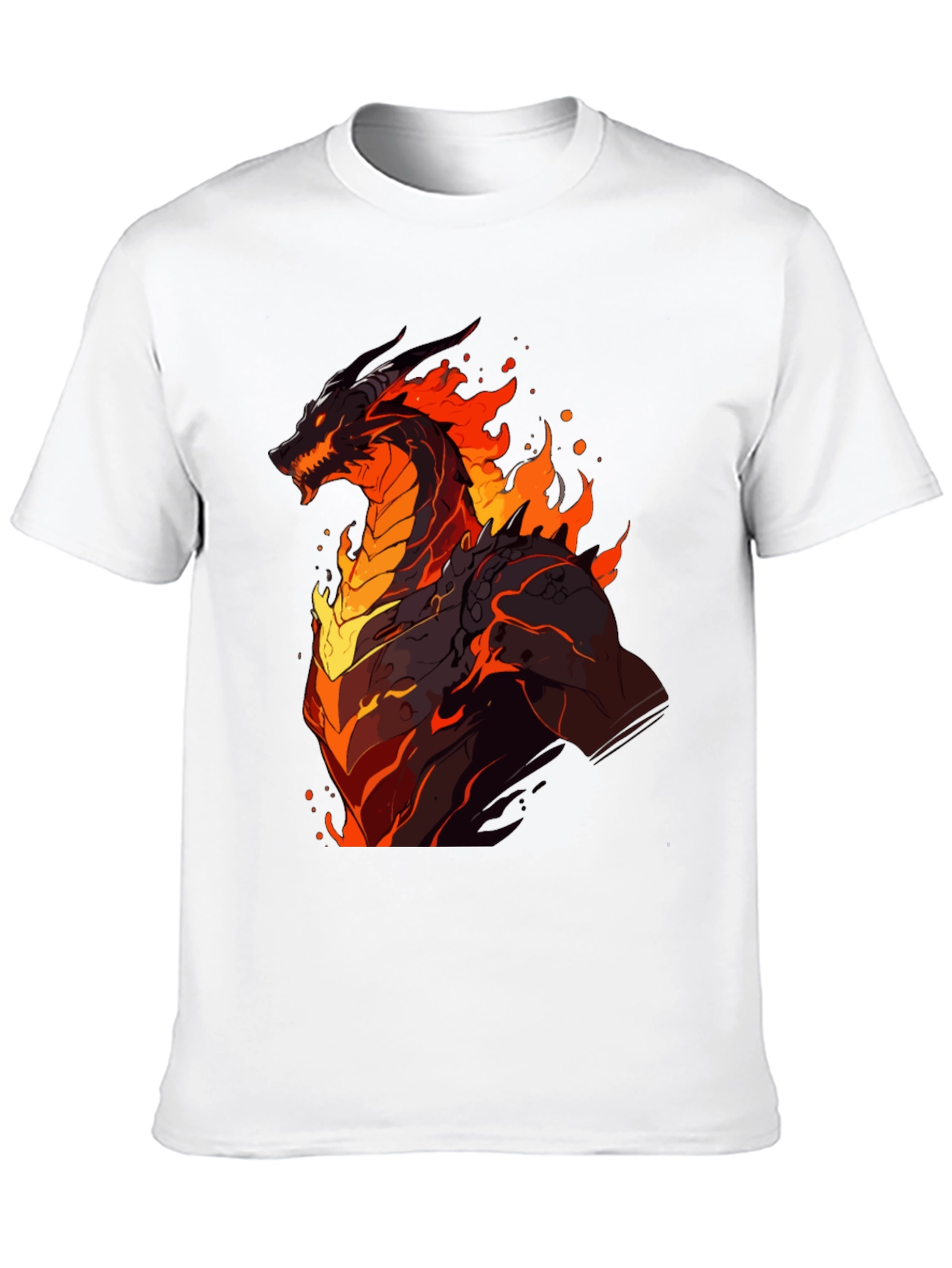 Fiery Dragon Graphic Tee - Unleash the Beast!
