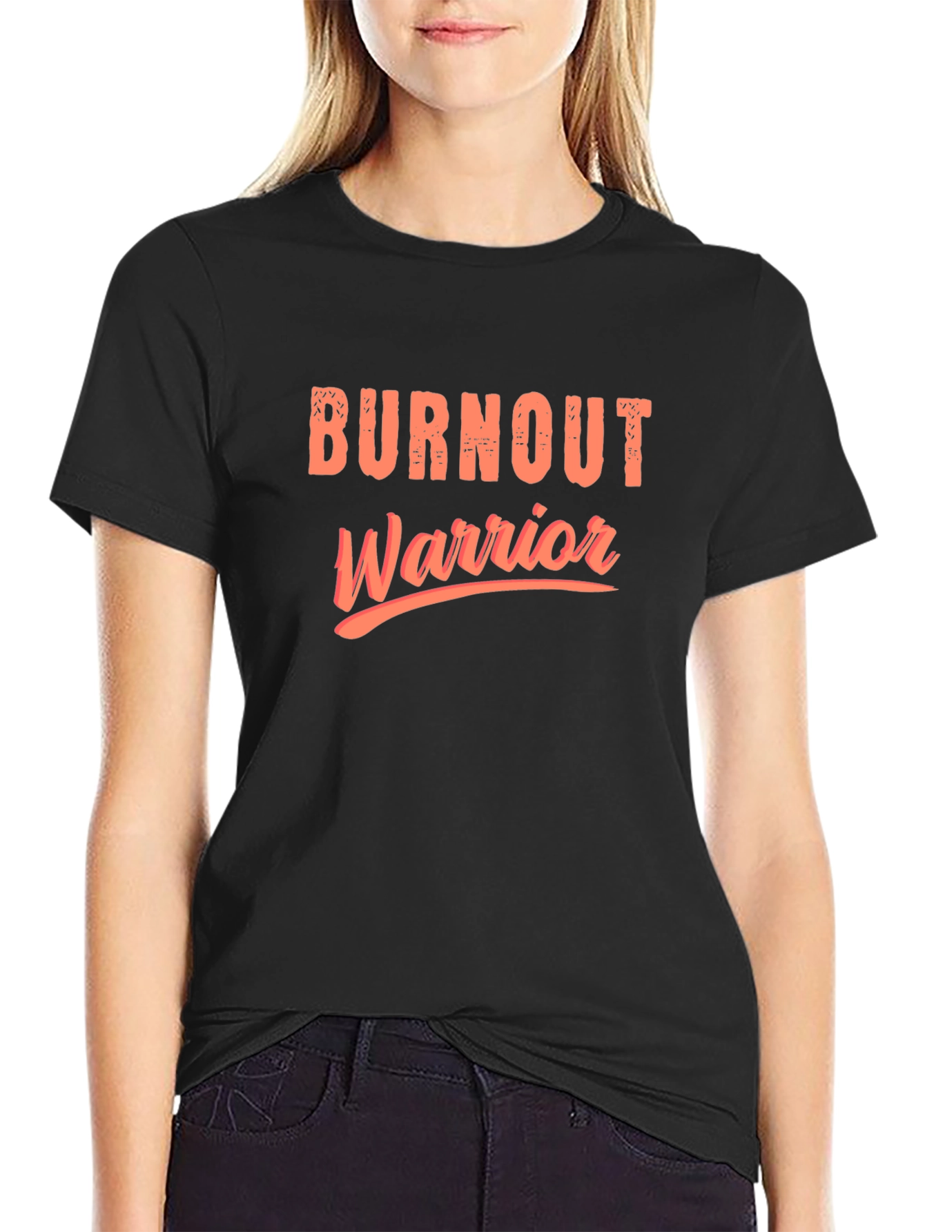Burnout Warrior Graphic Tee - Black