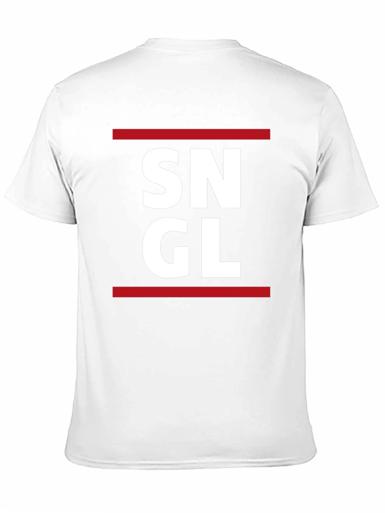 SNGL Black Graphic Tee