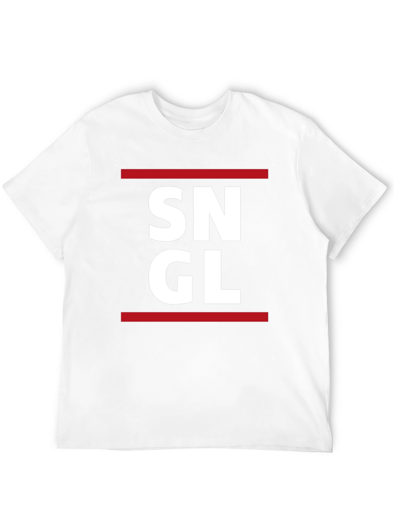 SNGL Black Graphic Tee