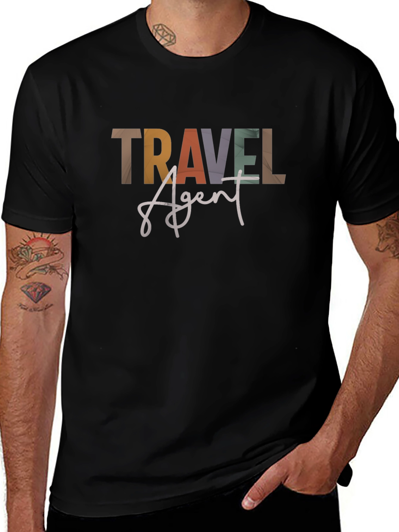 Travel Agent Graphic Tee - Adventure Awaits!