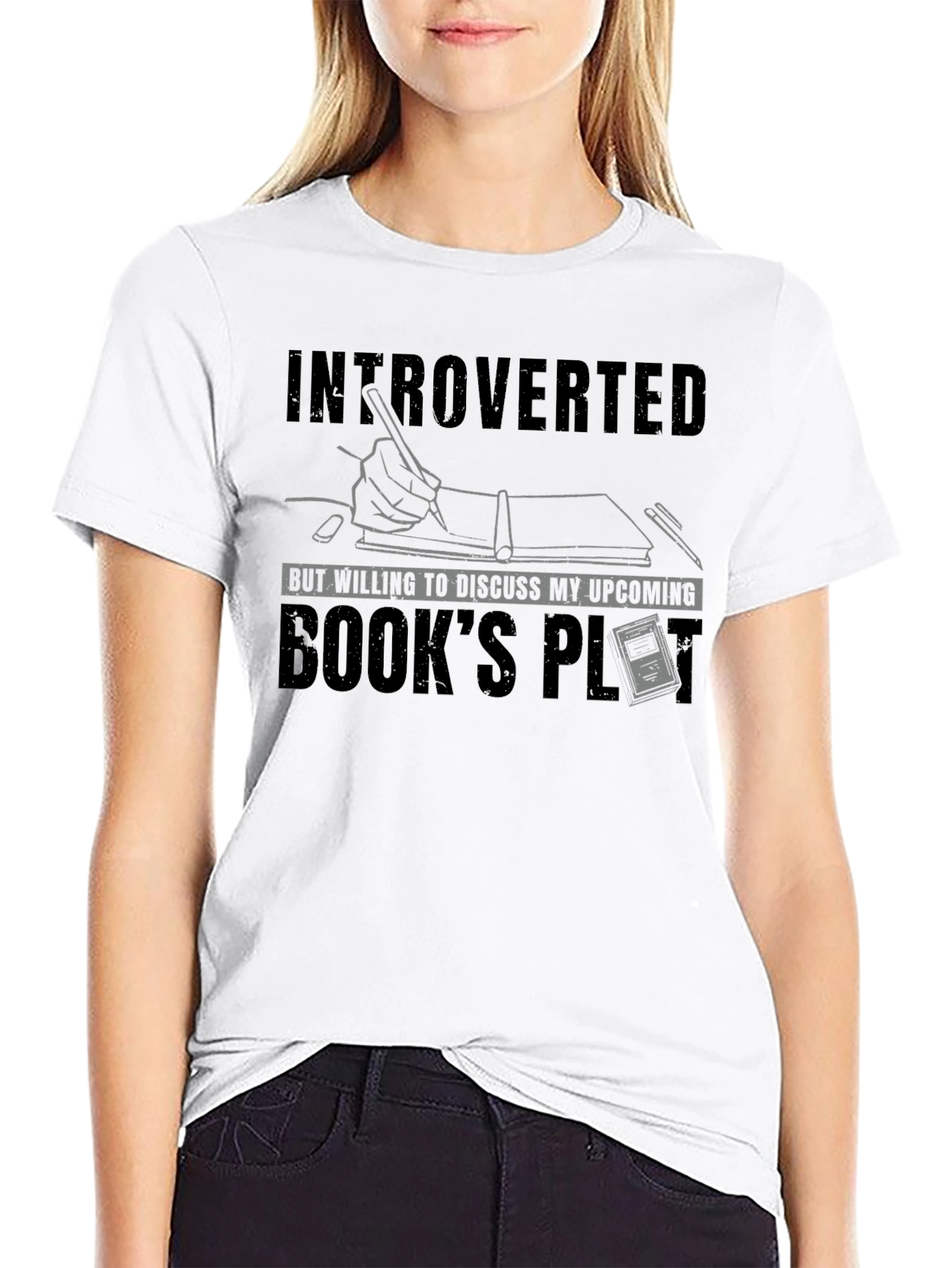 Introverted Books Plot T-Shirt
