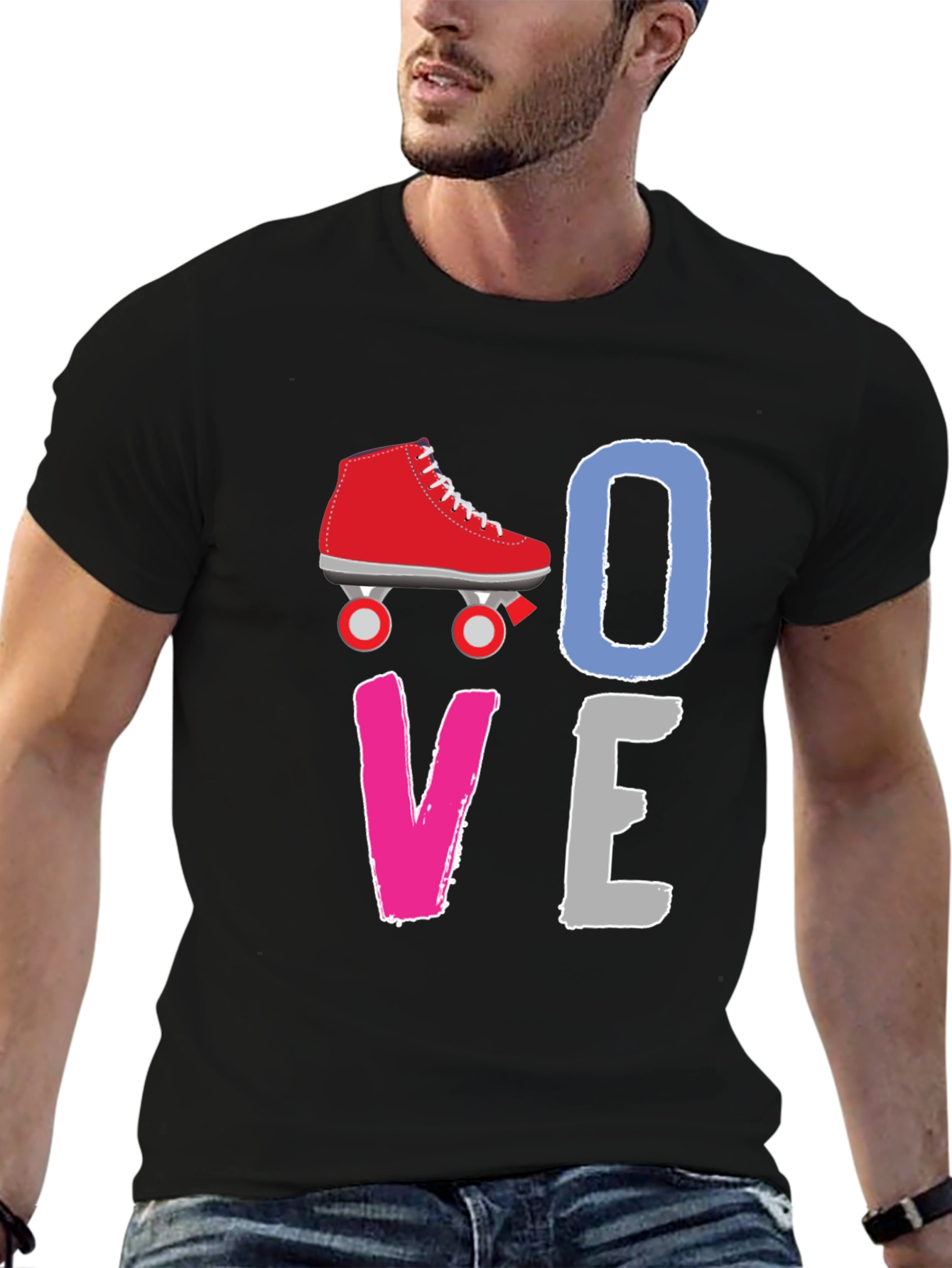 Love Roller Skating Graphic Tee